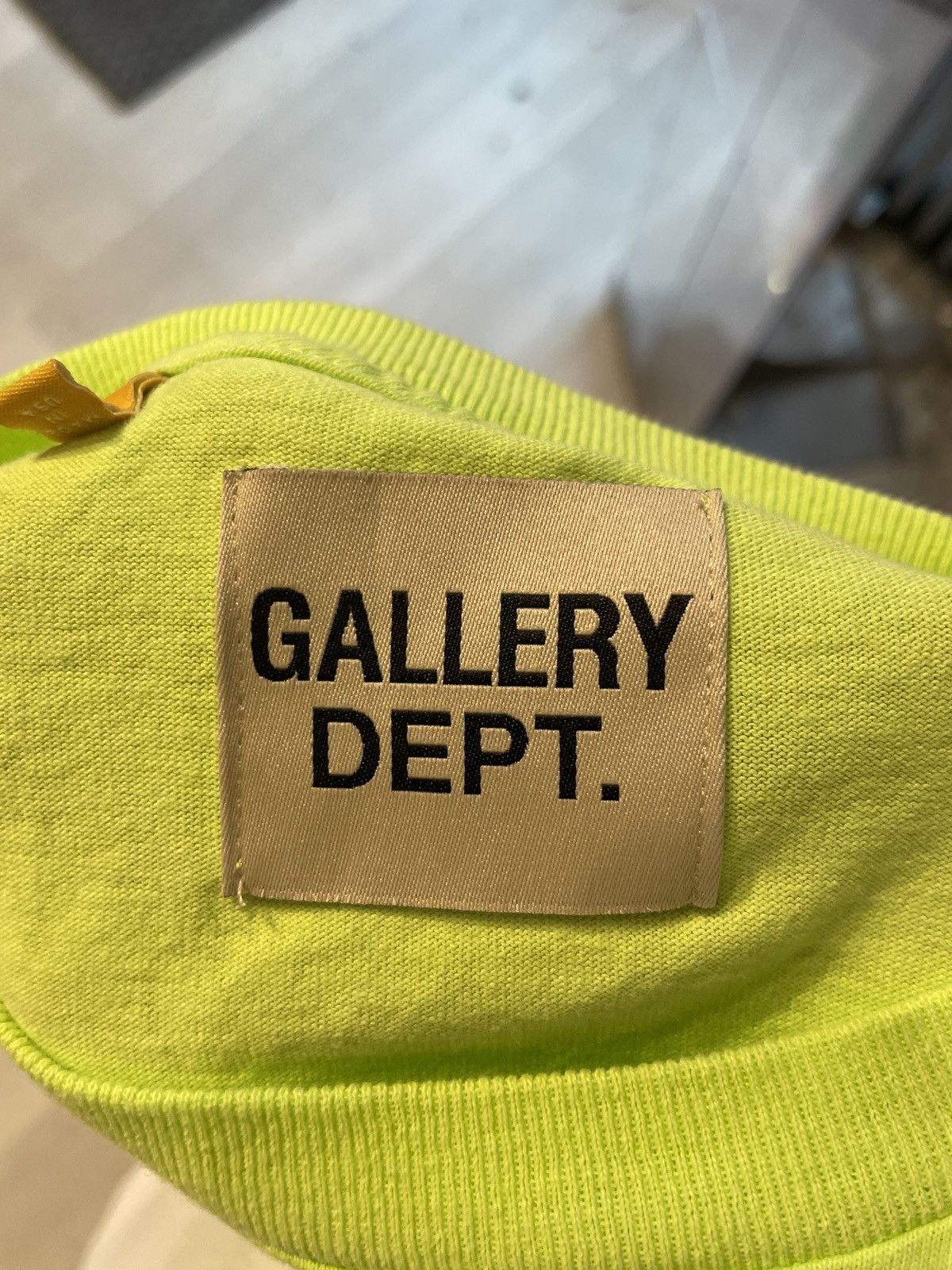 Gallery Dept. Gallery Dept. Souvenir T-Shirt Lime Green L Size US L / EU 52-54 / 3 - 3 Thumbnail