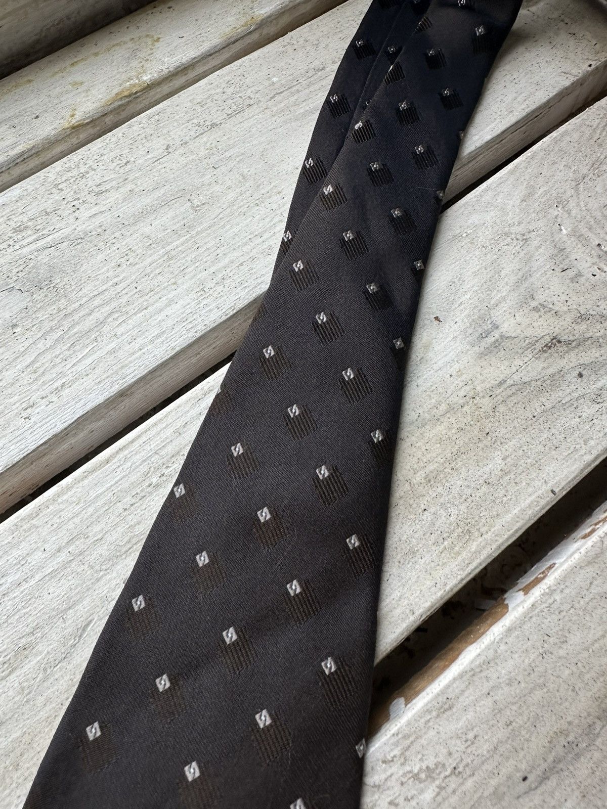 Armani × Giorgio Armani × Vintage 🚨 VINTAGE ARMANI FLANNEL 00s TIE luxury old money Size ONE SIZE - 9 Thumbnail