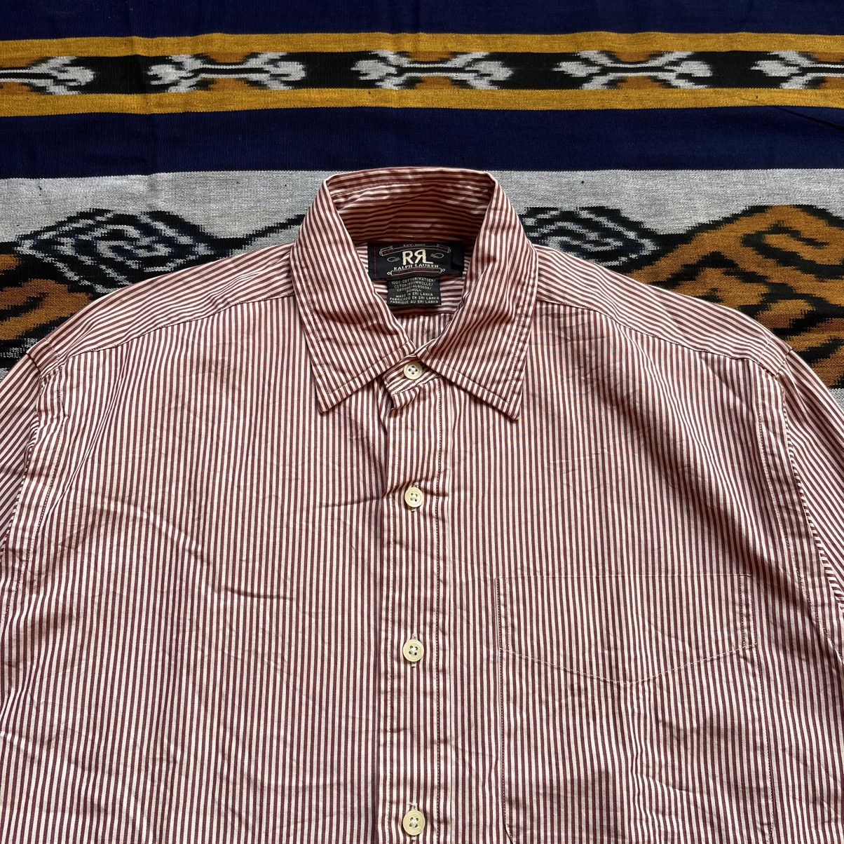 RRL Ralph Lauren RRL Ralph Lauren Stripe Shirt Size US M / EU 48-50 / 2 - 2 Thumbnail