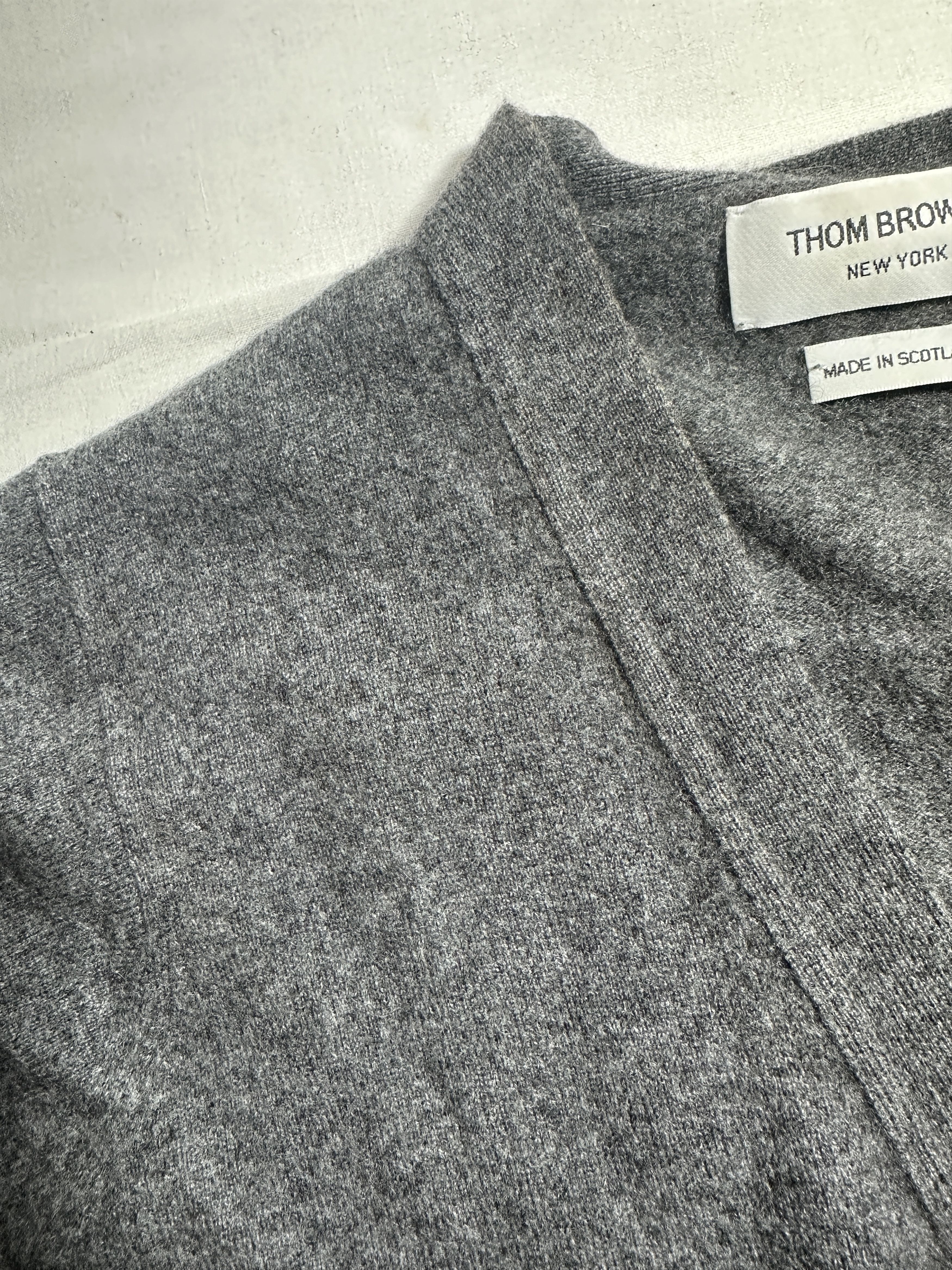 Thom Browne Thom Browne Cashmere 4-Bar Stripe Cardigan Size 2 Scotland Size US M / EU 48-50 / 2 - 9 Thumbnail