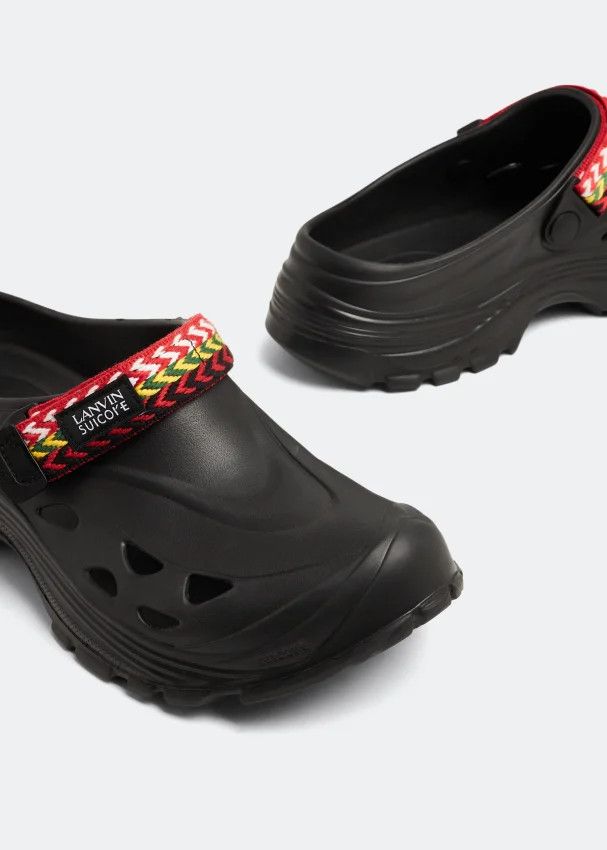 Lanvin × Suicoke o1w1db10125 Mok Clogs in Black Size US 10 / EU 43 - 3 Thumbnail