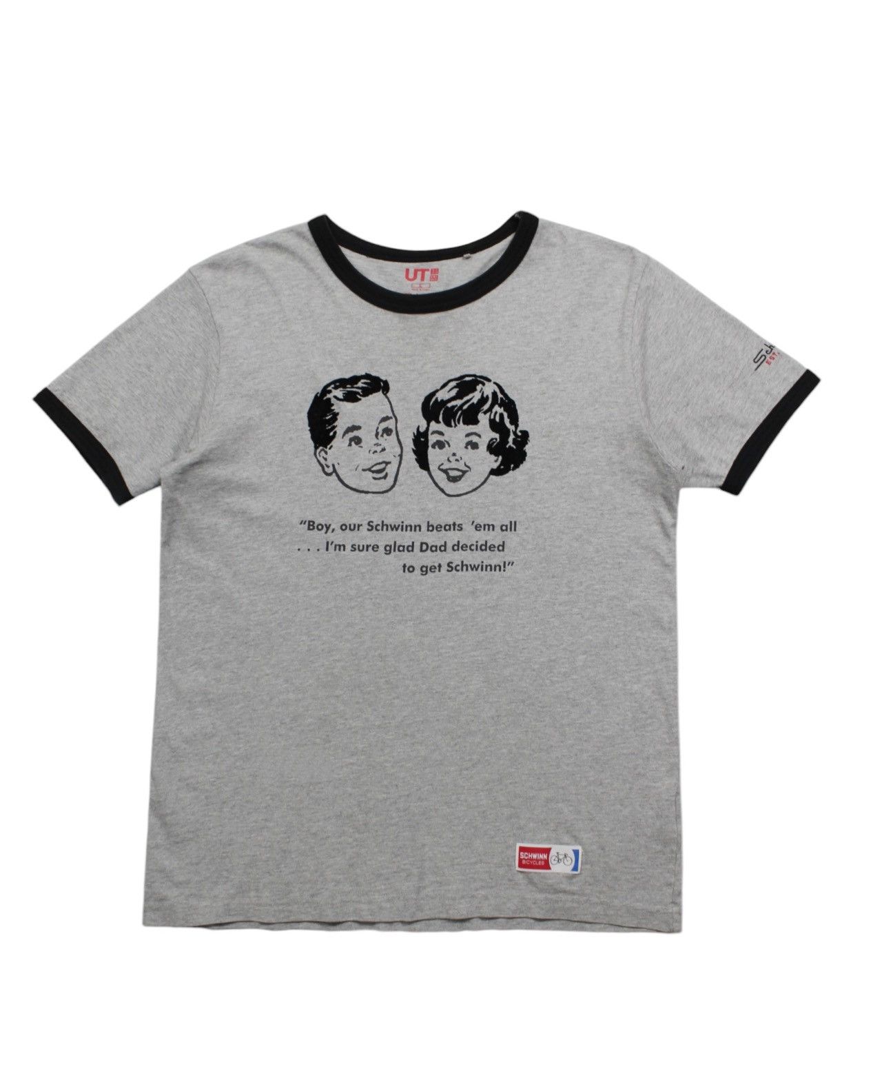 Vintage SS2014 SCHWINN X UNIQLO RINGER TEE Size US L / EU 52-54 / 3 - 1 Thumbnail