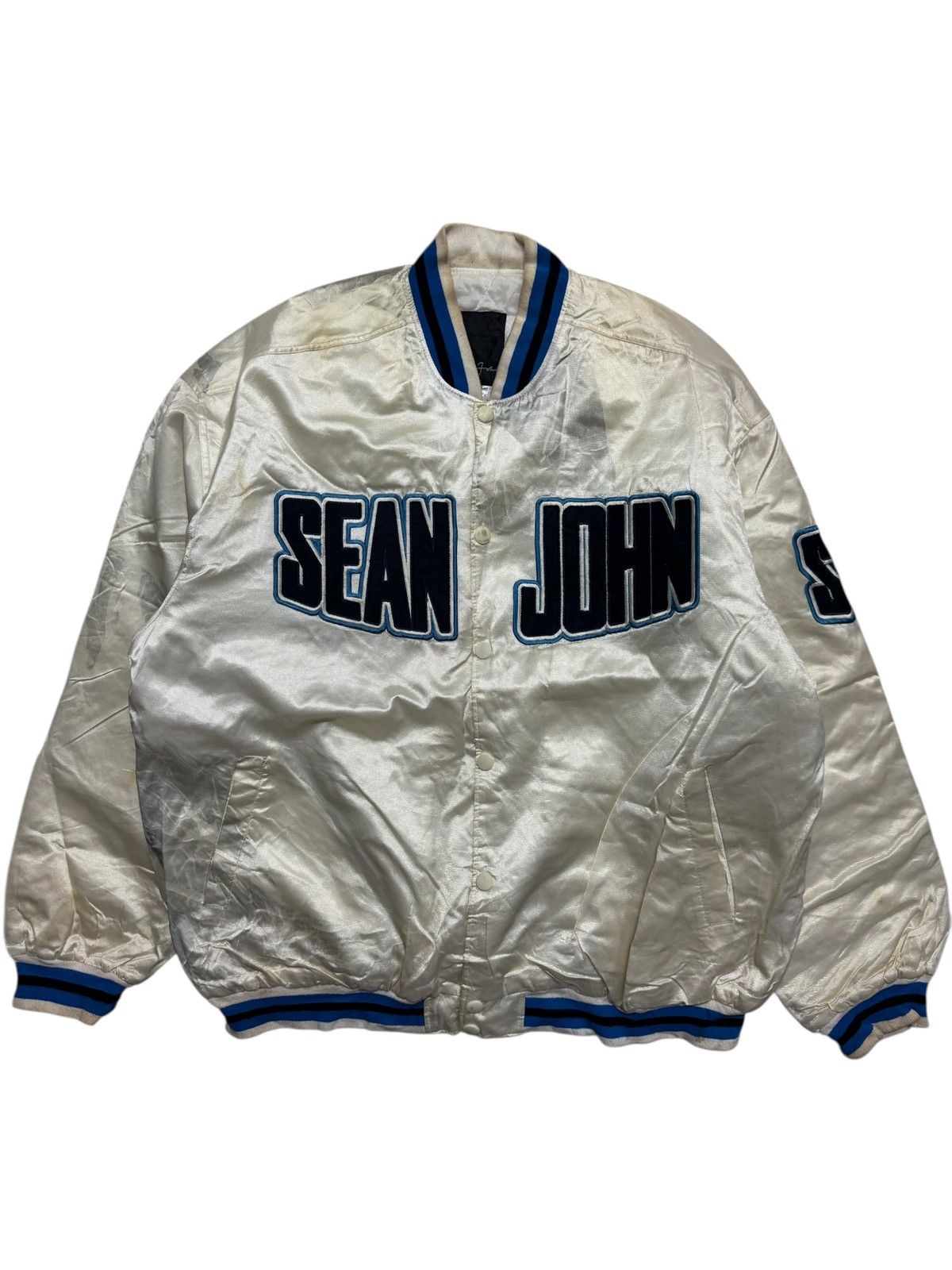 Sean John 💥BIG SIZE💥XXL VINTAGE SEAN JOHN BOMBERS RARE BIG LOGO Size US XXL / EU 58 / 5 - 1 Thumbnail