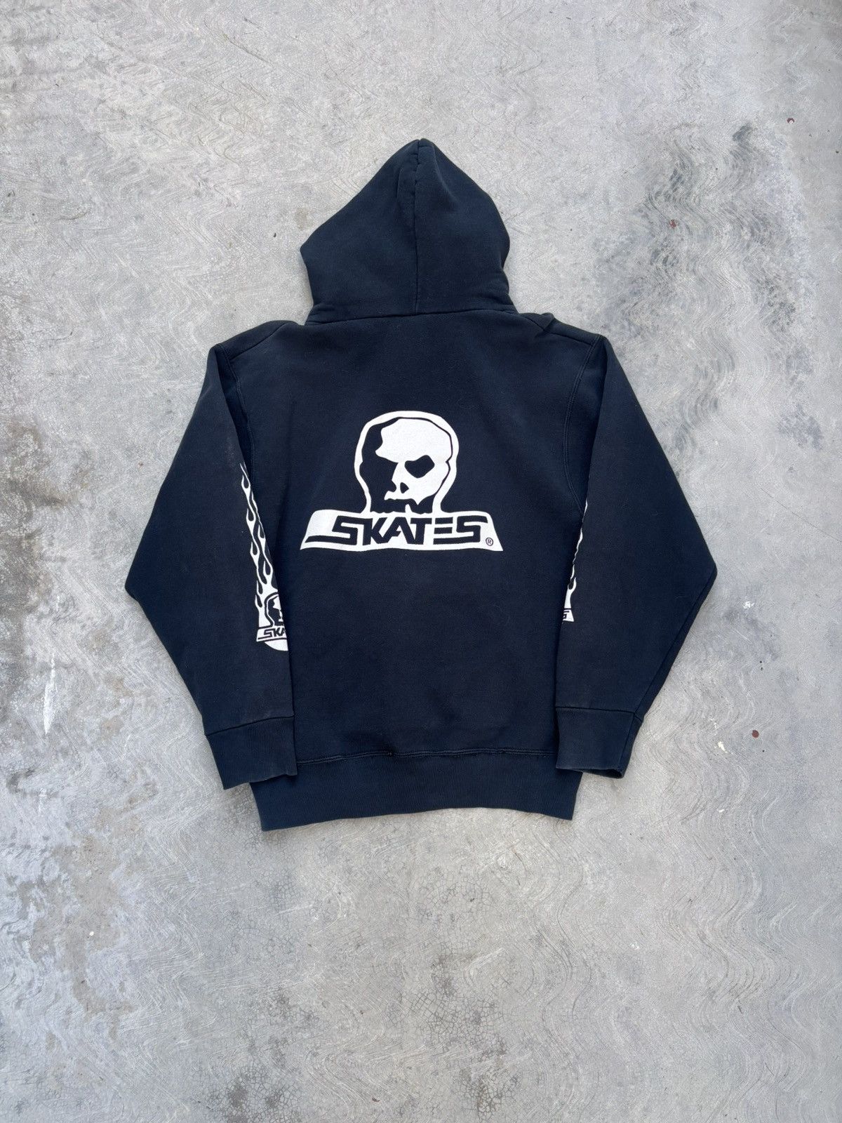Vintage Vintage 90s Skates Hoodie Size US M / EU 48-50 / 2 - 2 Thumbnail