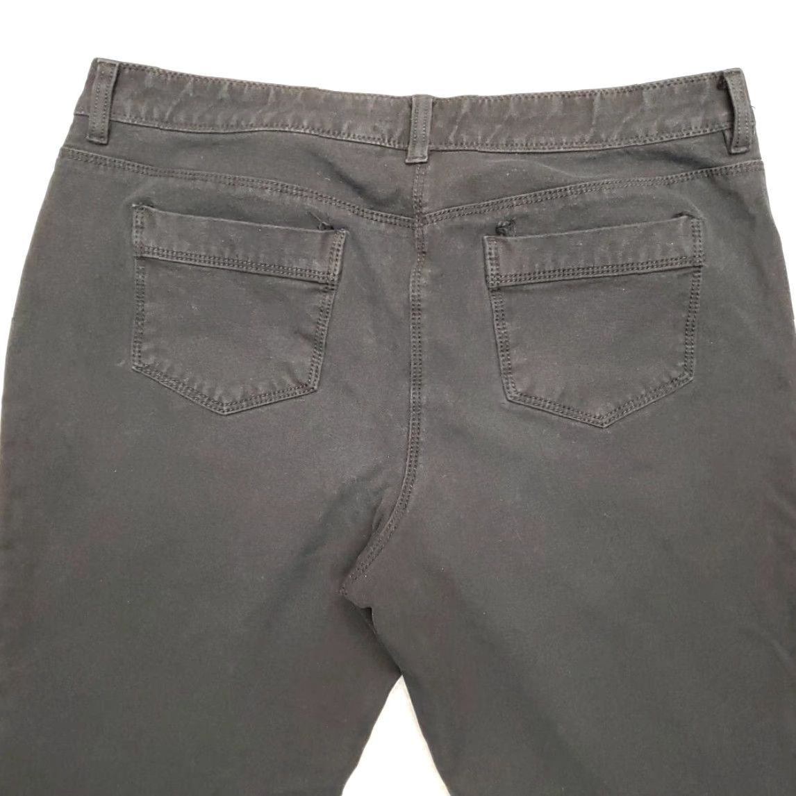 Vintage Chicos Pants Womens US 14 Black So Slimming Stretch Blend Ankle Pants size 2.5 Size 36" / US 14 / IT 50 - 6 Thumbnail