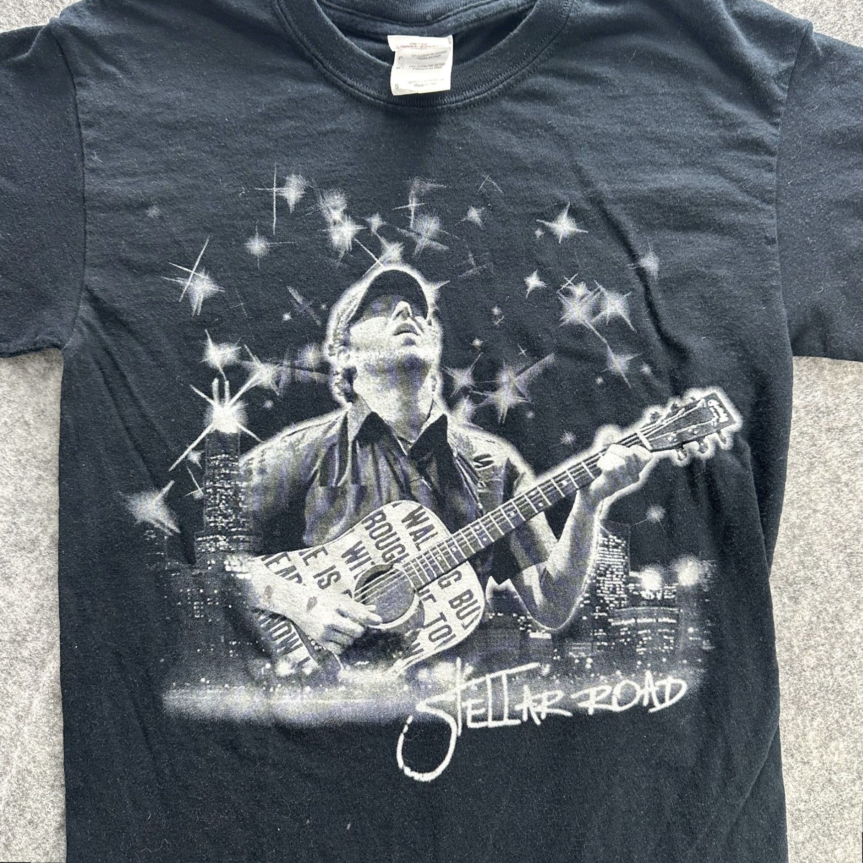 Gildan Stellar Road Band Shirt Mens Small Black Graphic Music Tee Gildan Heavy Cotton Size US S / EU 44-46 / 1 - 2 Thumbnail