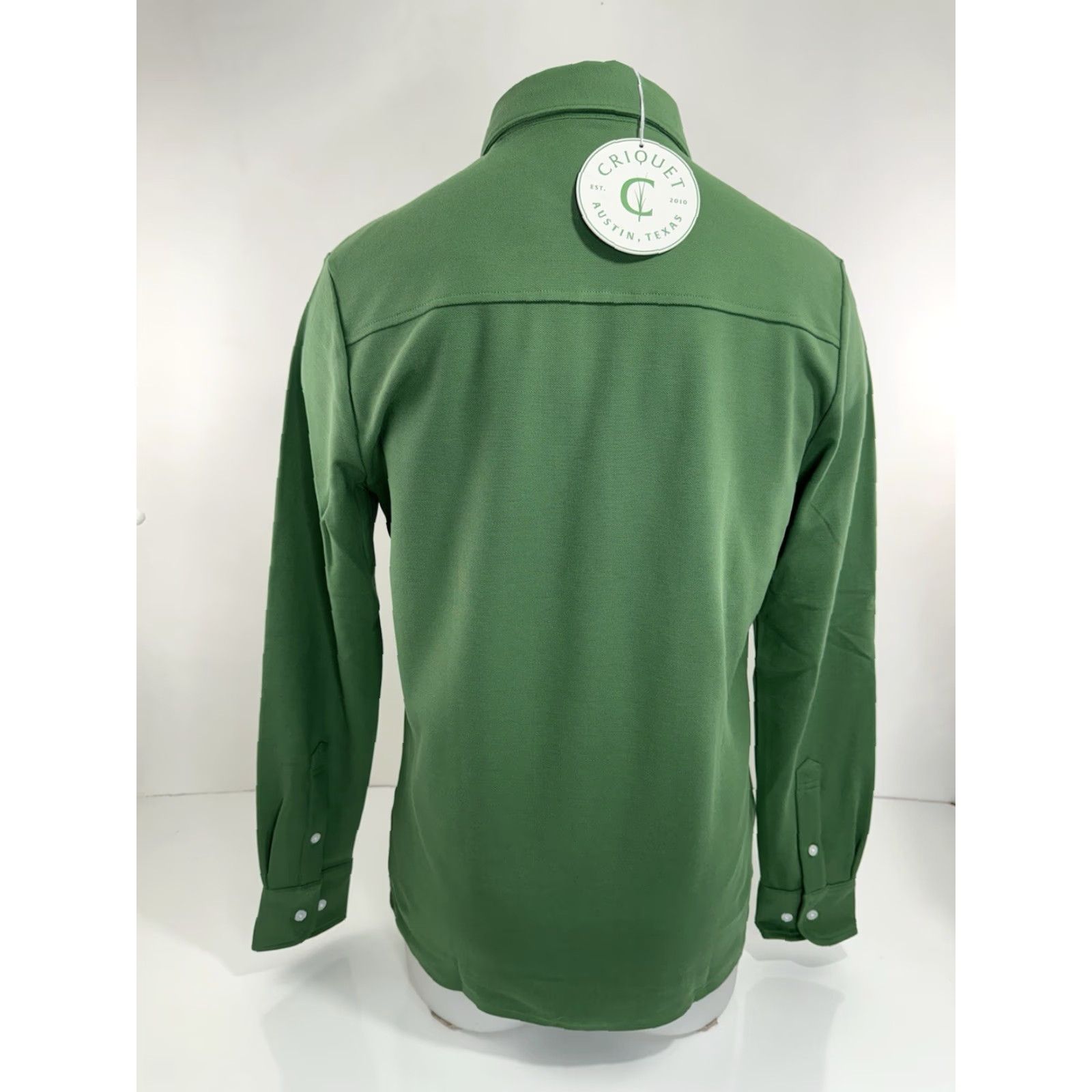 Vintage Criquet Polo Shirt Rugby logo Slim Knit Embroidered Pullover M Green Men Long Sleeve Nike Size US M / EU 48-50 / 2 - 3 Thumbnail