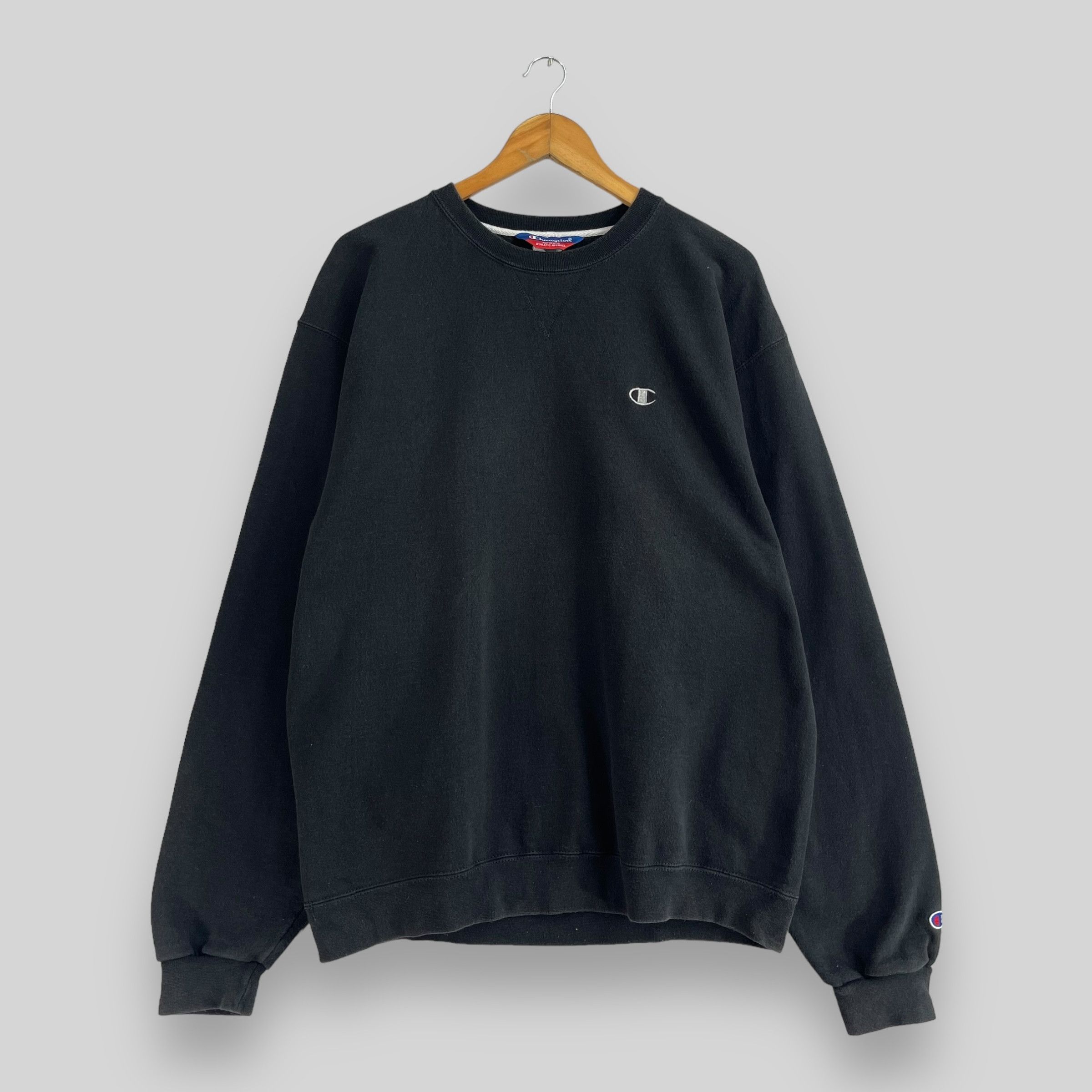 Champion × Vintage Vintage Y2K CHAMPION Crewneck Sun Faded Sweatshirt Size US L / EU 52-54 / 3 - 1 Thumbnail