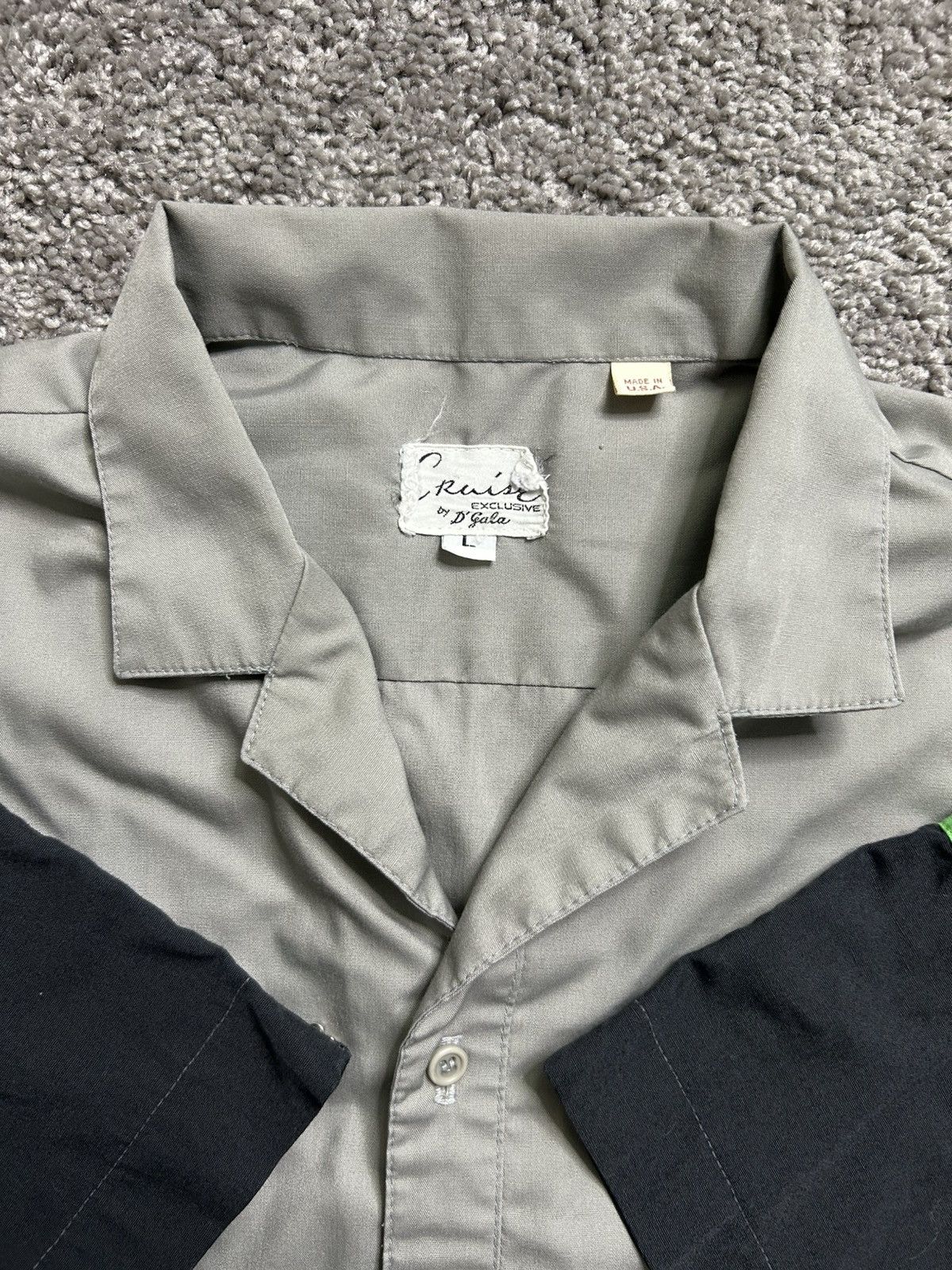 Other Vintage 60s/70s Mechanic Tri Tone Work Shirt Made in USA Size US L / EU 52-54 / 3 - 5 Thumbnail