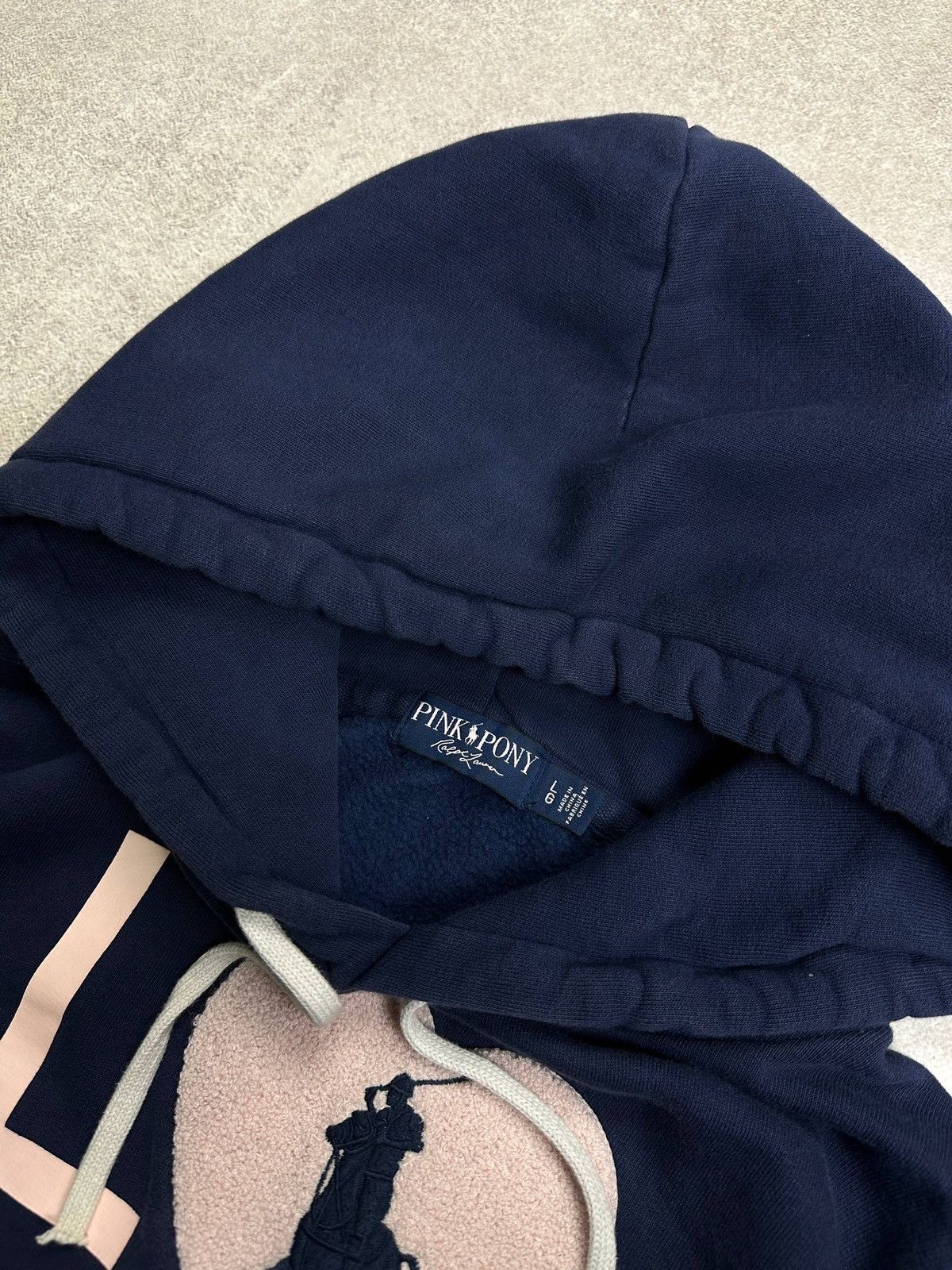Polo Ralph Lauren Vintage Polo Ralph Lauren Pink Hoodie Big Pony Size L / US 10 / IT 46 - 4 Thumbnail