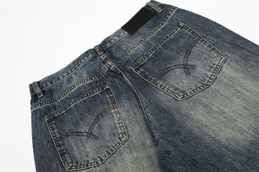 Jean Retro American street style distressed washed jeans Size US 32 / EU 48 - 4 Thumbnail
