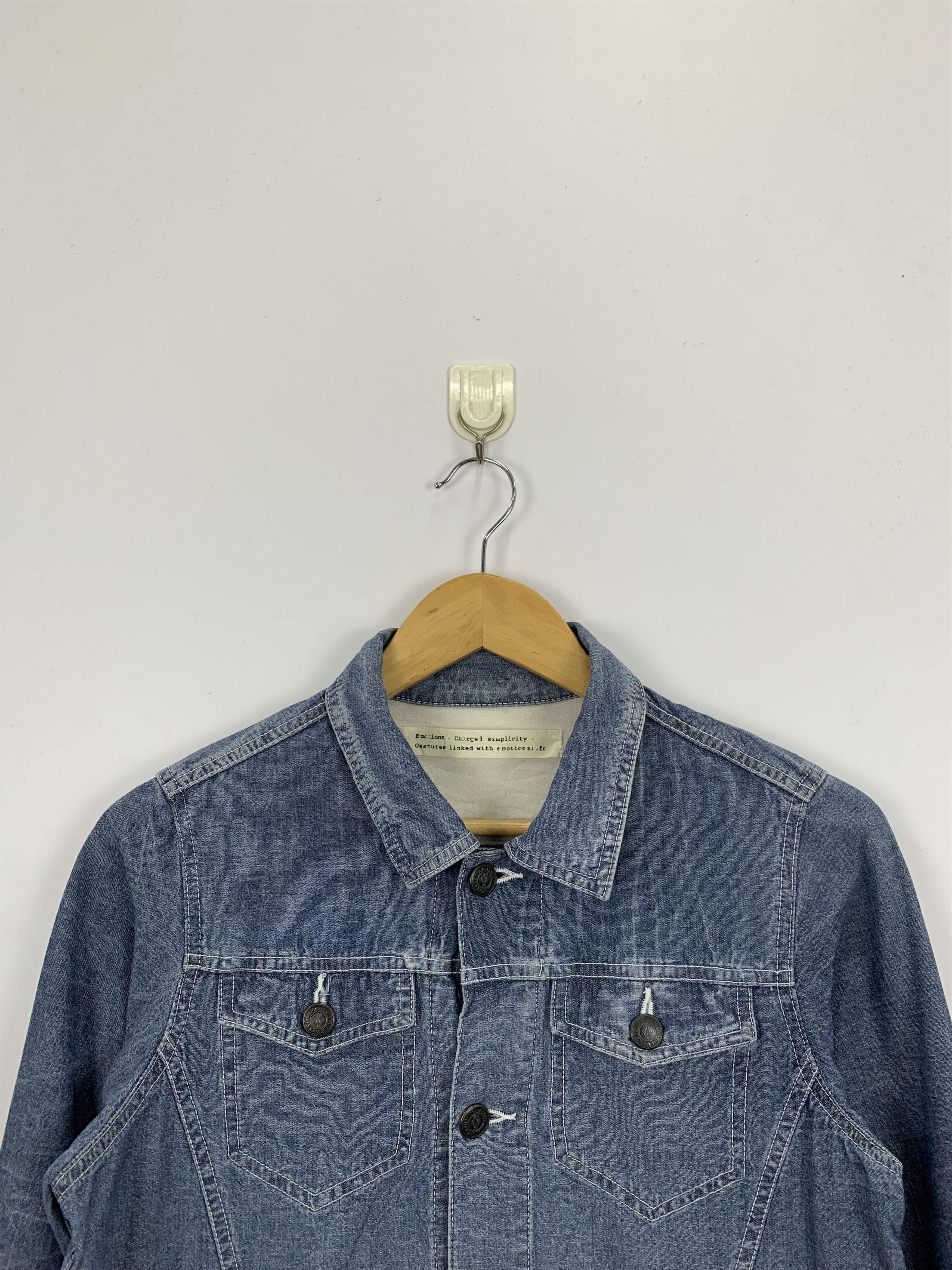 Japanese Brand Vintage Japanese Brand Trucker Denim Jacket J1003 Size US M / EU 48-50 / 2 - 2 Thumbnail