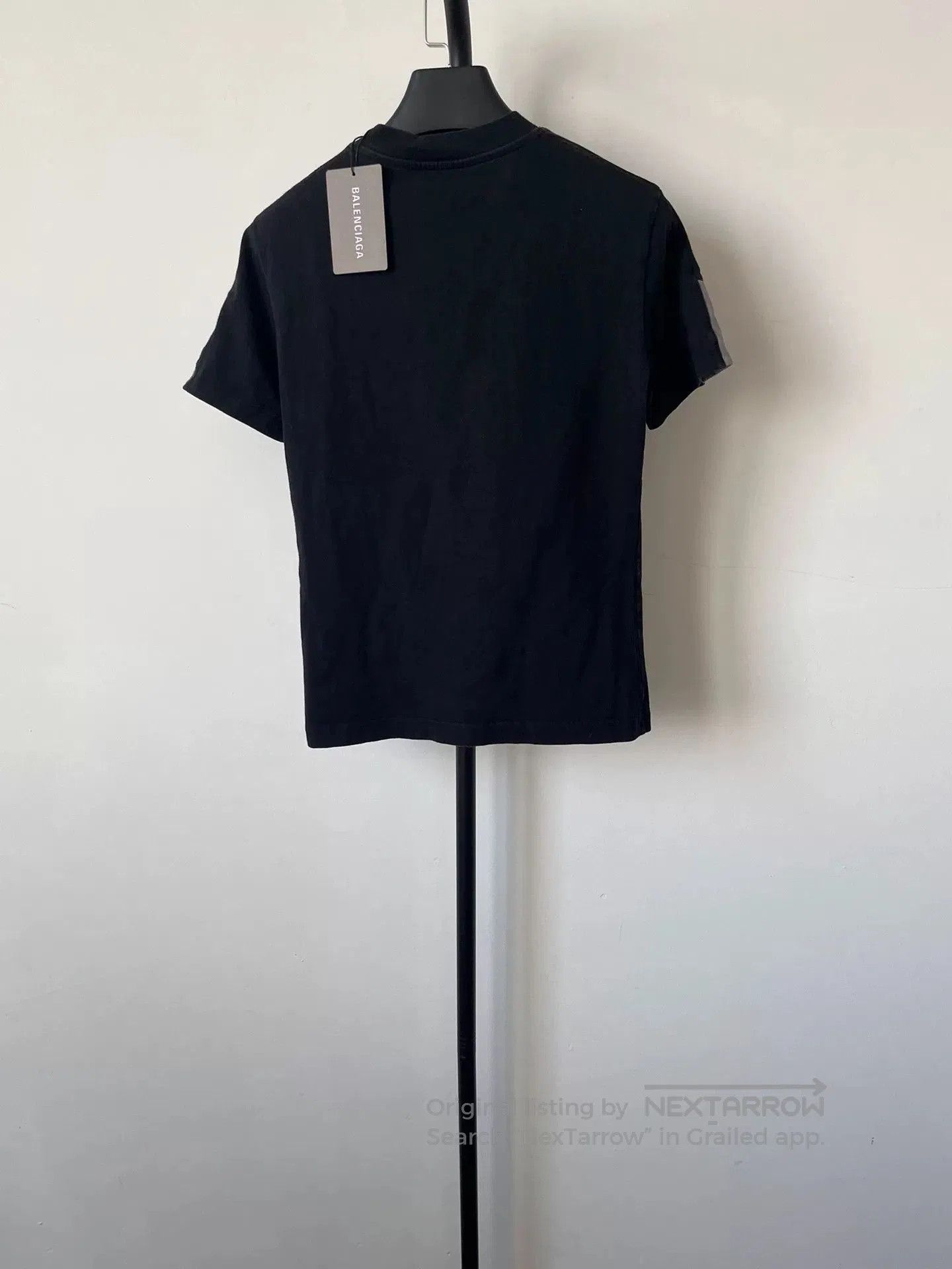 Balenciaga Balenciaga Men's Printed Stripe Crewneck T-shirt. Size US S / EU 44-46 / 1 - 2 Thumbnail