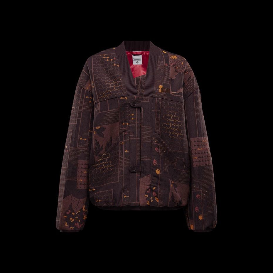 Nike Nike Naomi Osaka Jacquard Jacket Burgundy Crush Size L / US 10 / IT 46 - 1 Thumbnail