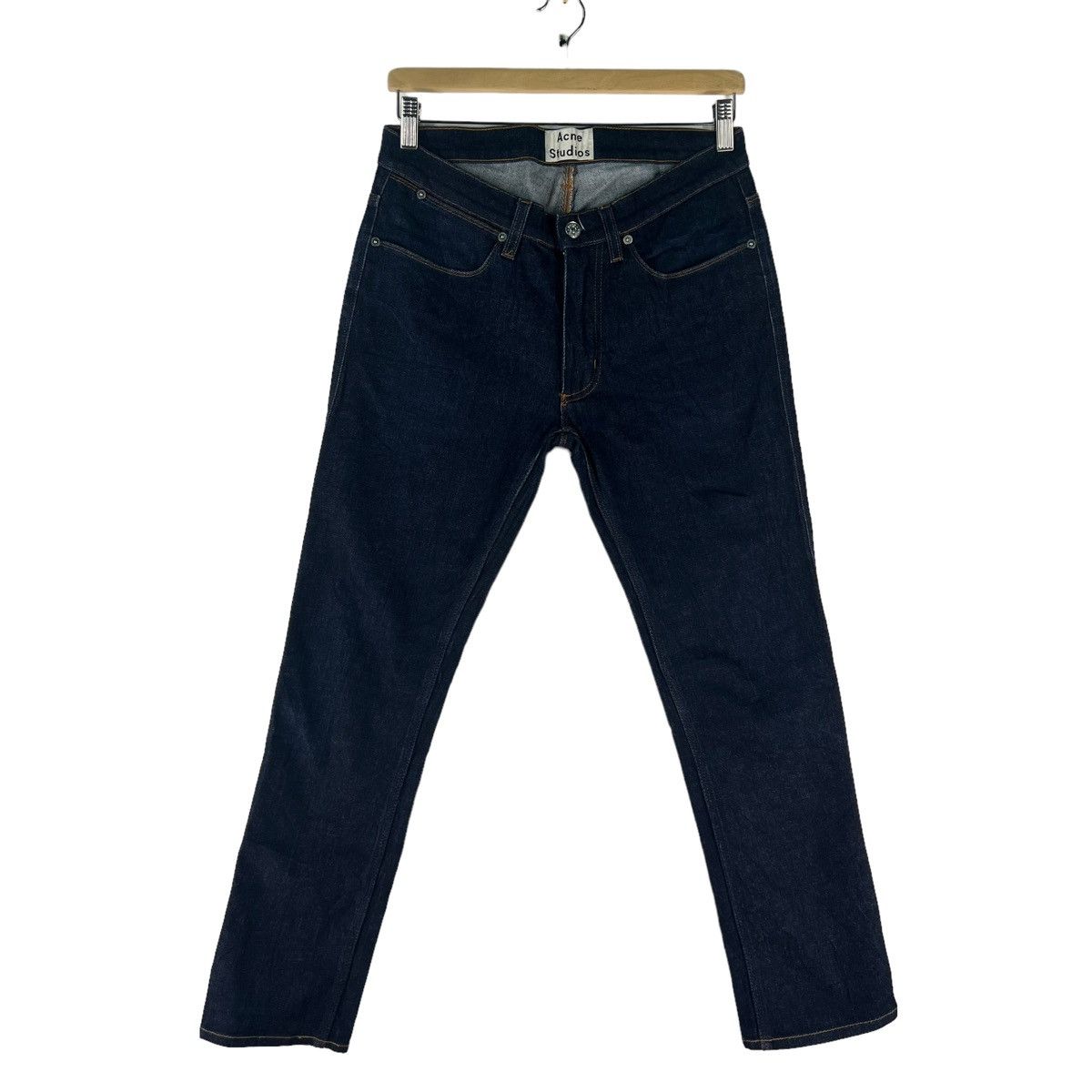 Acne Studios 🔥Rich Blue Straight Cut Denim Acne Studio Made in Italy Size US 30 / EU 46 - 1 Thumbnail