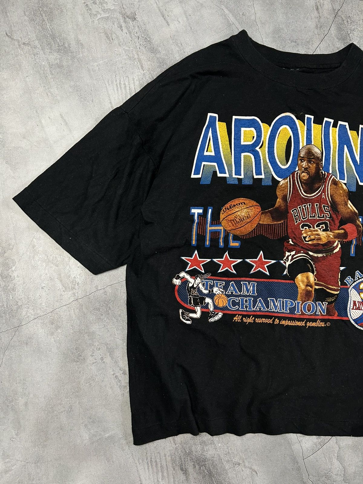 Jordan Brand Vintage Early 90s Michael Jordan 'Around the Top' Euro Tee Size US L / EU 52-54 / 3 - 4 Thumbnail