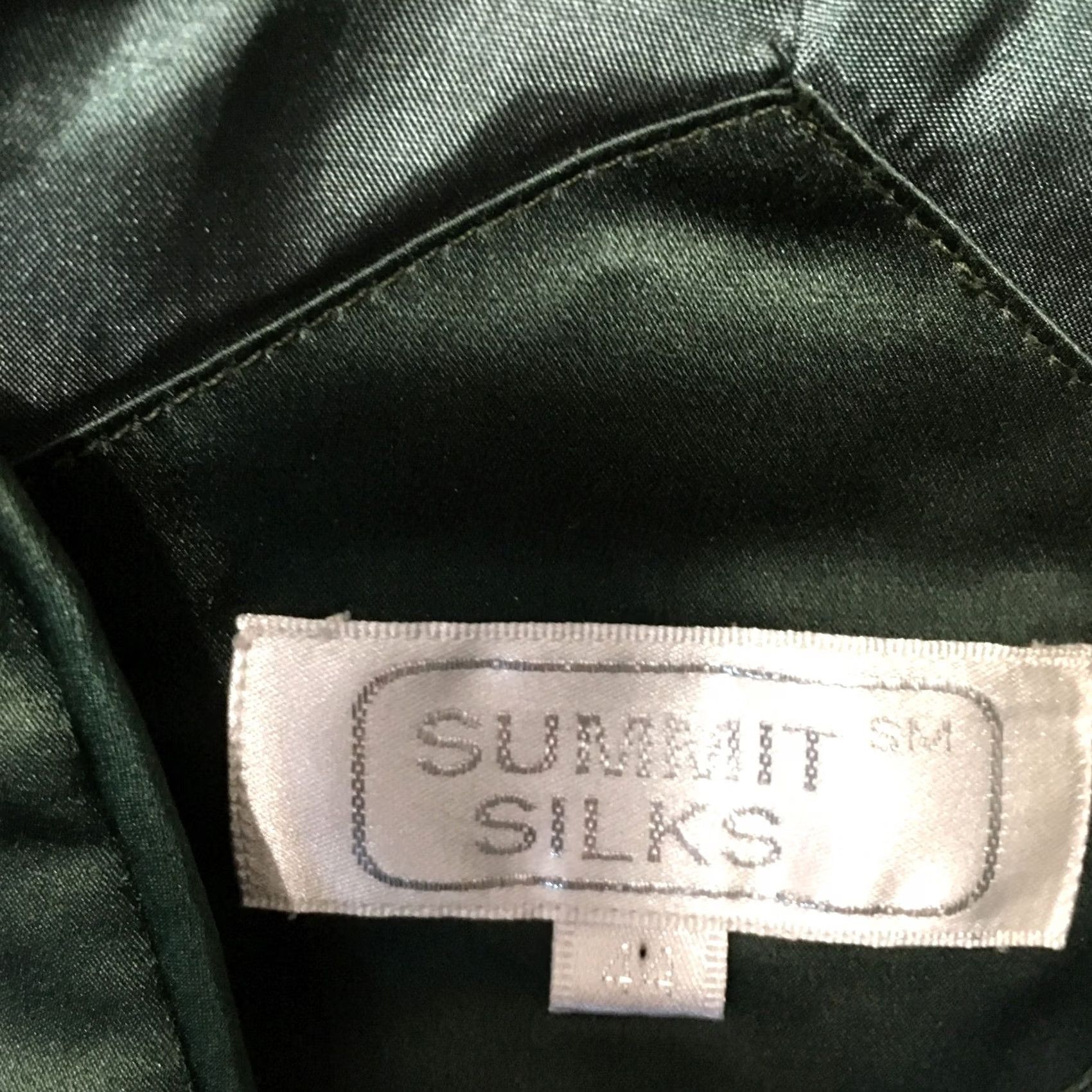 Vintage VINTAGE Green Silk Bohemian Embroidered Vest Unbranded 70s Womens Small? 44? Size M / US 6-8 / IT 42-44 - 2 Thumbnail