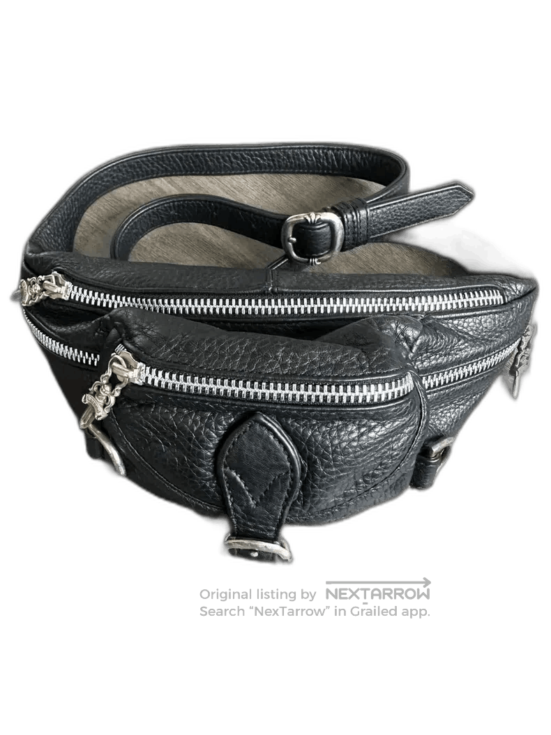 【その①】CHROME HEARTS / SNAT PACK #1 Chrome Hearts Standard Size Black Snat Pack Bag Waist Crossbody