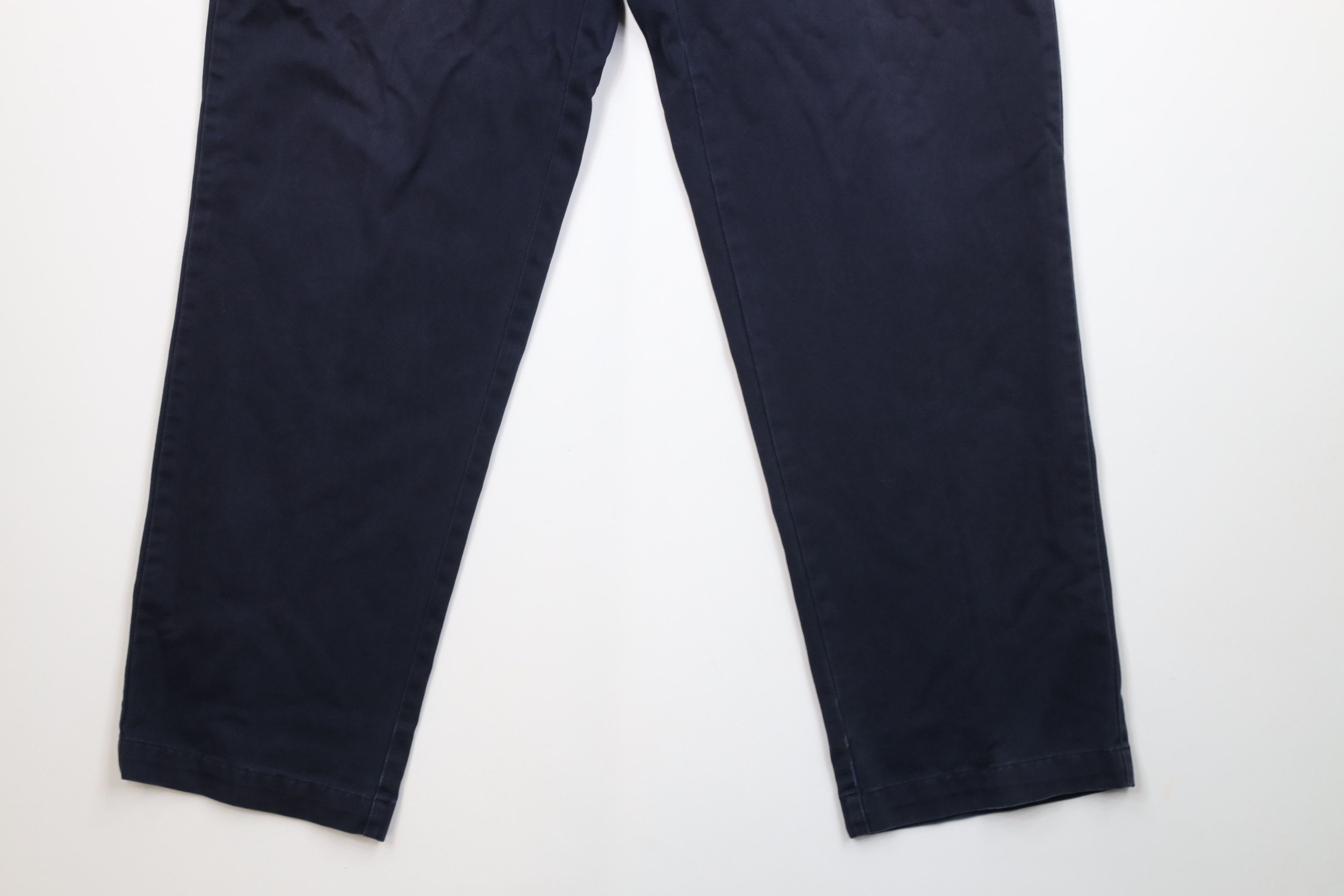 Ralph Lauren Vintage 90s Ralph Lauren Wide Leg Chino Pants Cotton Blue Size US 34 / EU 50 - 4 Thumbnail