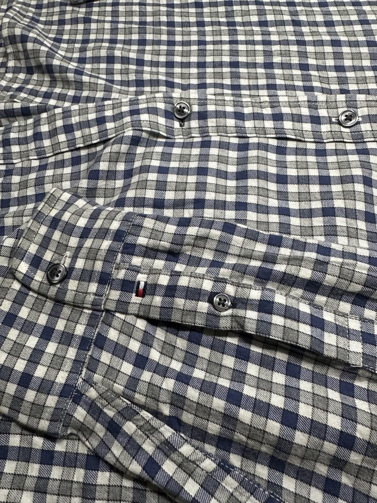 Tommy Hilfiger Stylish Checkered Long Sleeve Shirt Size US XL / EU 56 / 4 - 4 Thumbnail