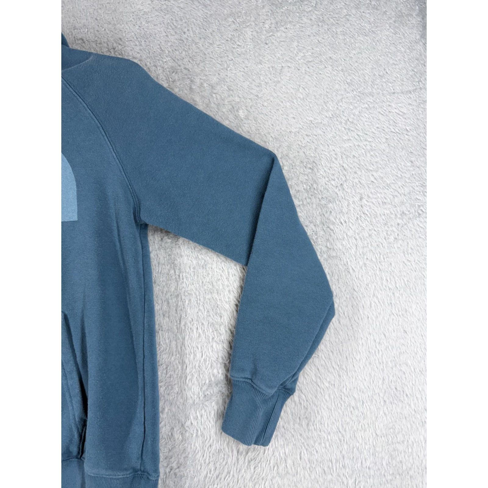 The North Face The North Face Hoodie Women XS Blue Pullover Jersey Fabric 90s Vintage Not Applicable Size XS / US 0-2 / IT 36-38 - 2 Thumbnail