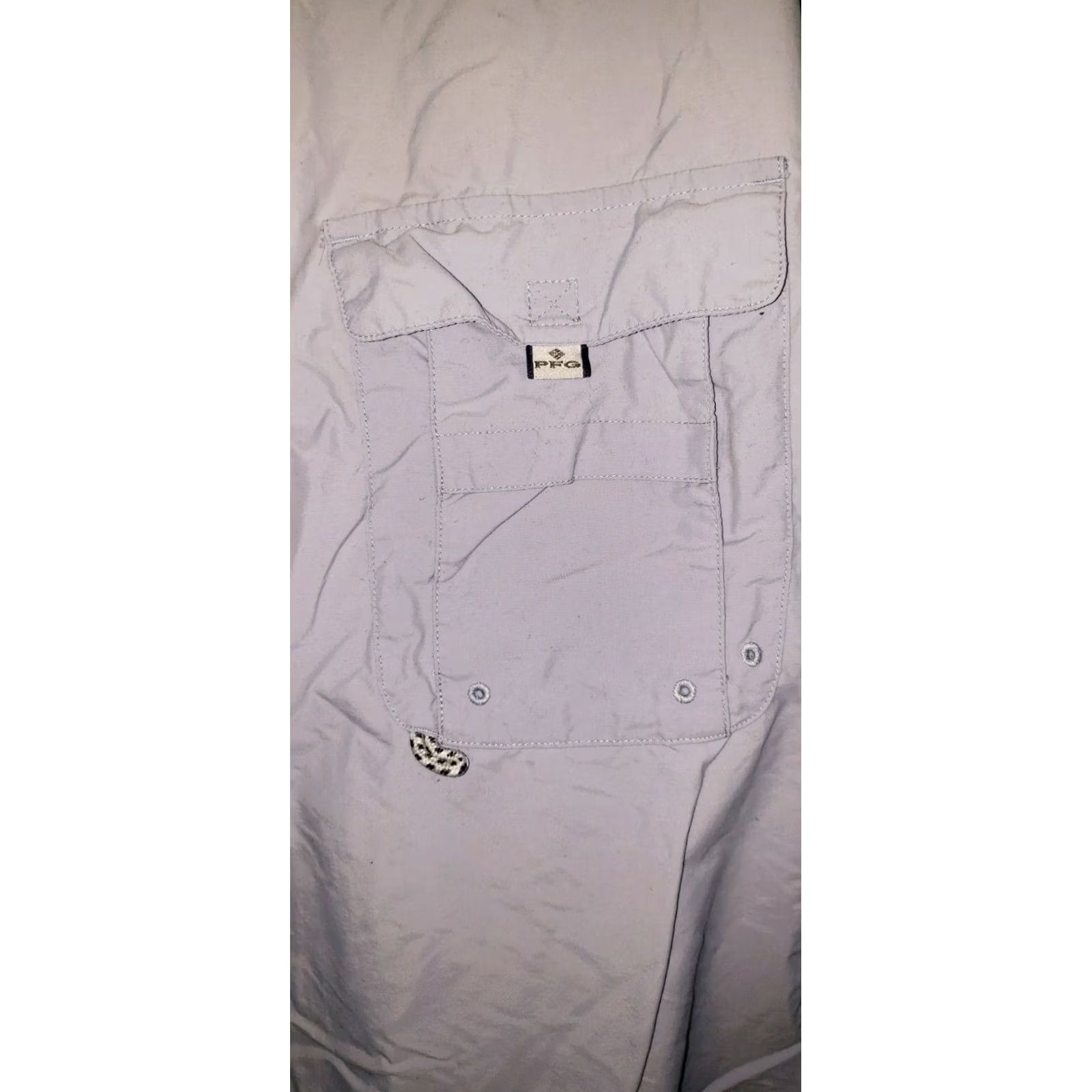 X-LARGE Columbia PFG Men’s 100% Cotton SS Button Front Fishing Shirt Blue XL Size US XL / EU 56 / 4 - 6 Thumbnail