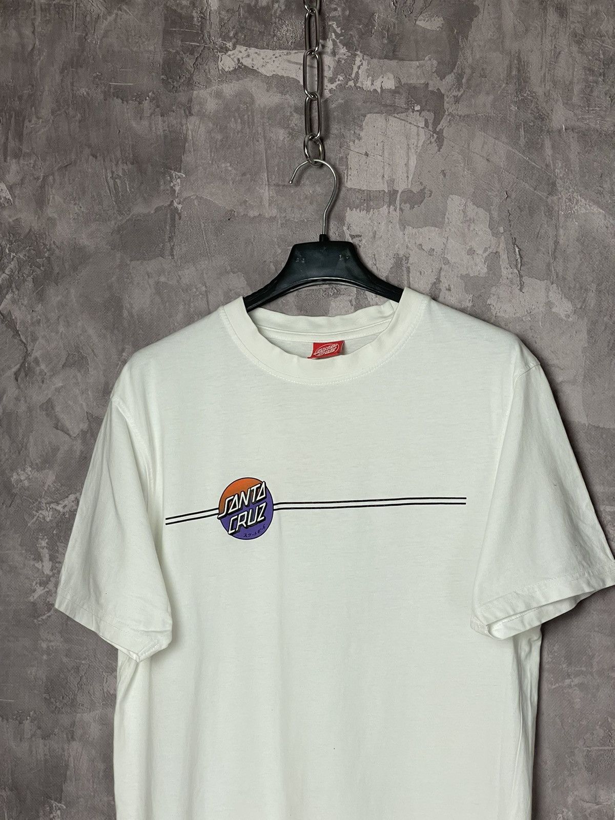 Santa Cruz Skateboards × Vintage Vintage Santa Cruz Skateboards Fire Double Sided T-Shirt Size US M / EU 48-50 / 2 - 2 Thumbnail