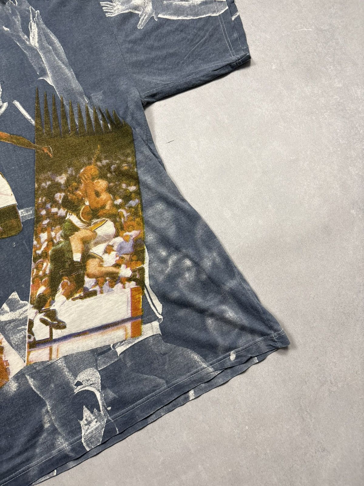 Vintage Vintage 90s All Over Print Basketball Rap T Shirt AOP Y2K XL Size US XL / EU 56 / 4 - 7 Thumbnail
