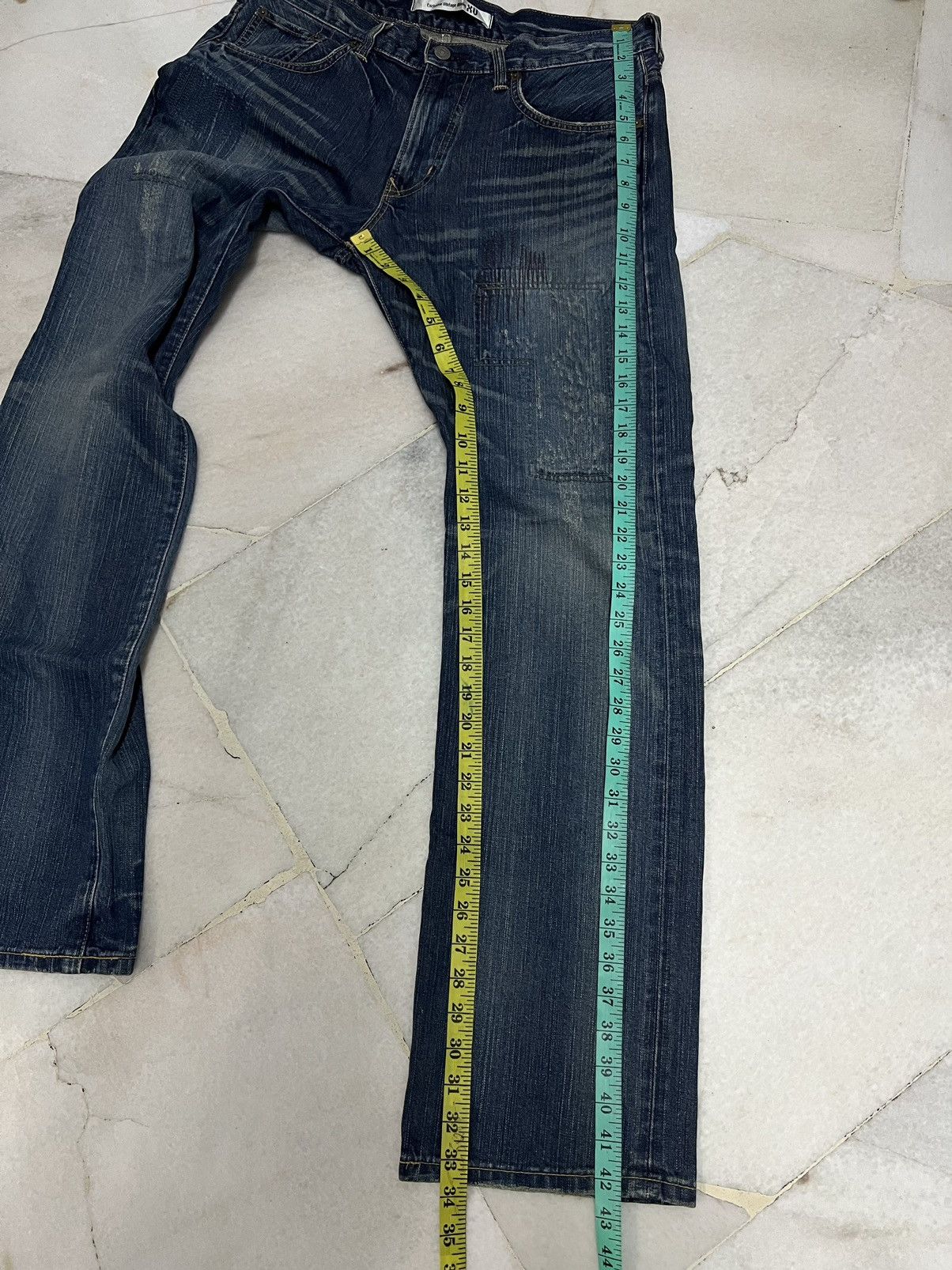 Edwin × If Six Was Nine × Le Grande Bleu (L.G.B.) 💥Baggy💥EDWIN 503XV JEANS VERY RARE Size US 33 - 12 Thumbnail