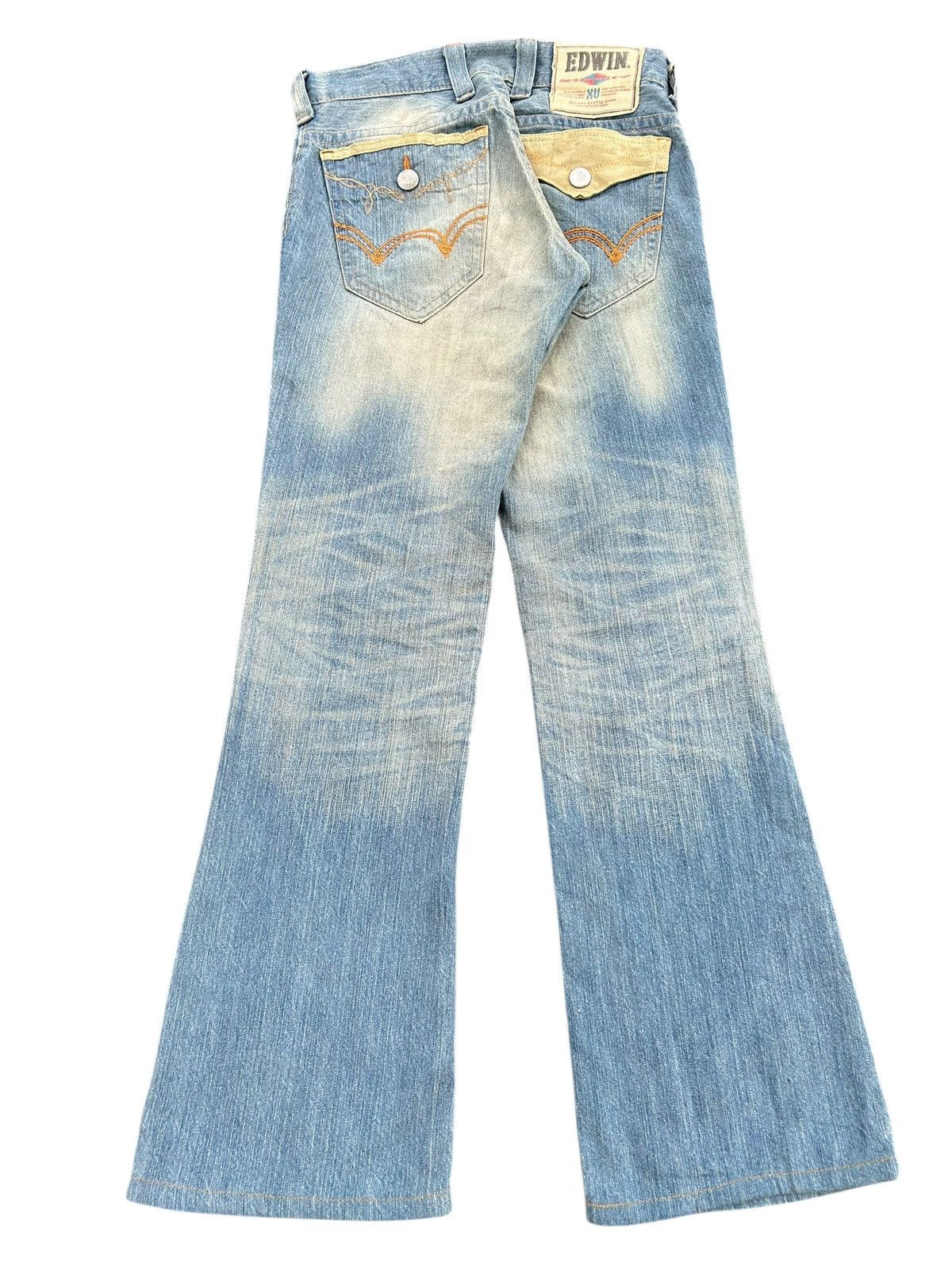 Kapital Vintage Flare Edwin Navajo Rusty Faded Denim Jeans Size US 30 / EU 46 - 2 Thumbnail