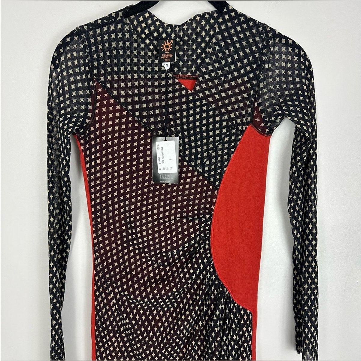 Jean Paul Gaultier Jean Paul Gaultier Soleil Y2K Mesh Illusion Bodycon Dress S Size S / US 4 / IT 40 - 6 Thumbnail