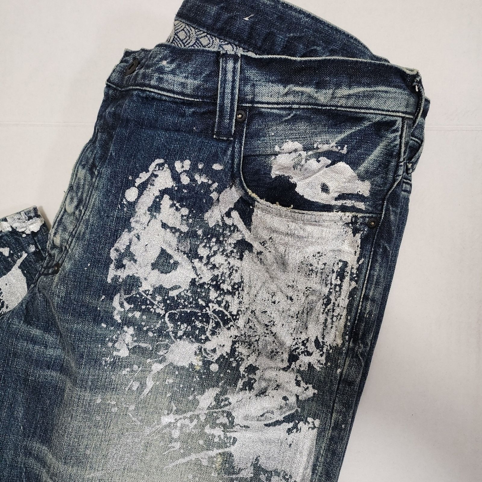 Prps PRPS Silver Splash Jeans Size US 40 / EU 56 - 4 Thumbnail