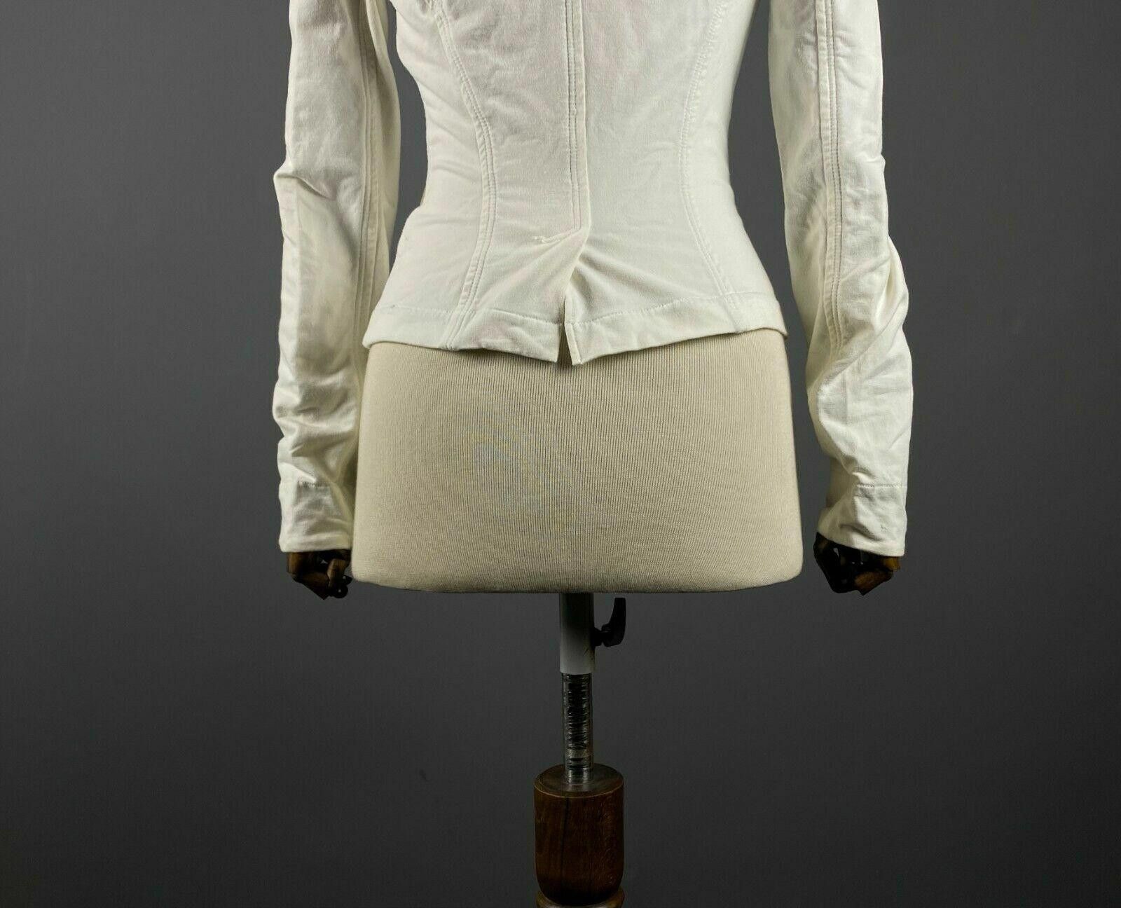 Designer Ladies Weekend Max Mara White Blazer Jacket Size S Size S / US 4 / IT 40 - 7 Thumbnail