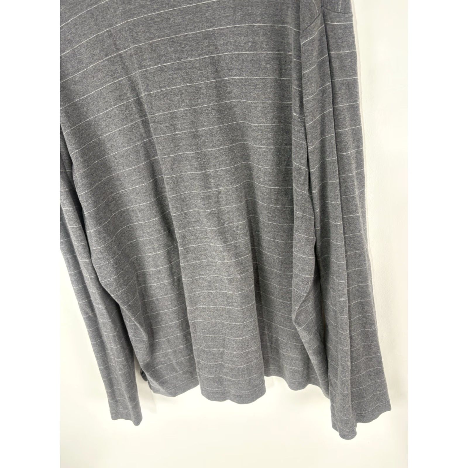 Ralph Lauren VINTAGE Ralph Lauren Polo Shirt Men’s XL Gray Striped Cotton Long Sleeve Button-Down Classic Casual Size US XL / EU 56 / 4 - 7 Thumbnail