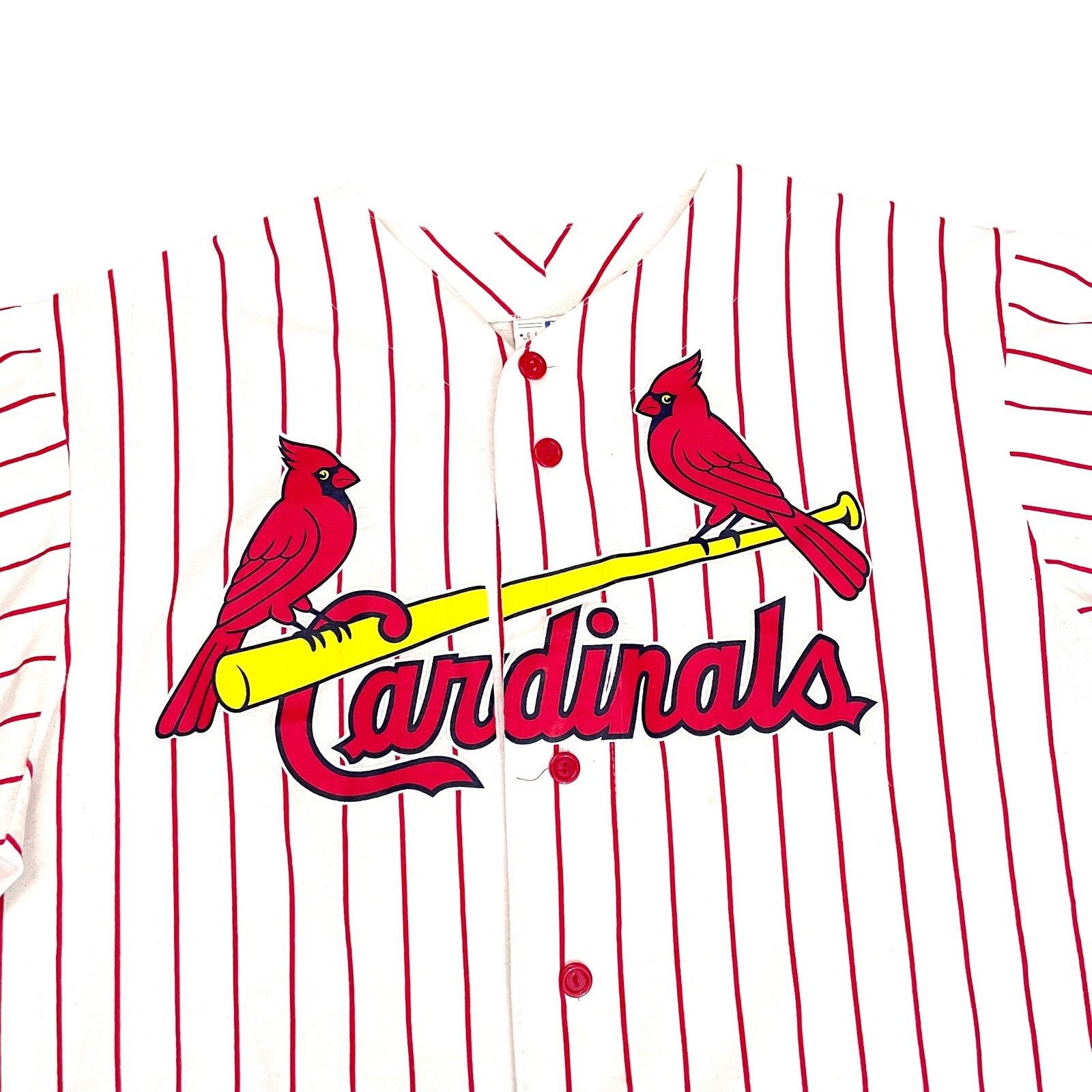 Majestic Cardinals McGwire Majestic MLB Pinstripe Jersey - Size XL Size US XL / EU 56 / 4 - 5 Thumbnail