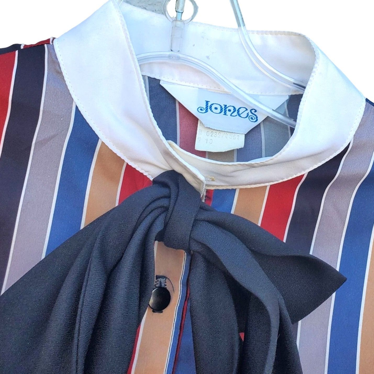 Vintage Vintage Shirtdress Dress Stripe Long Sleeve S 70s Modest Pol Size S / US 4 / IT 40 - 12 Thumbnail