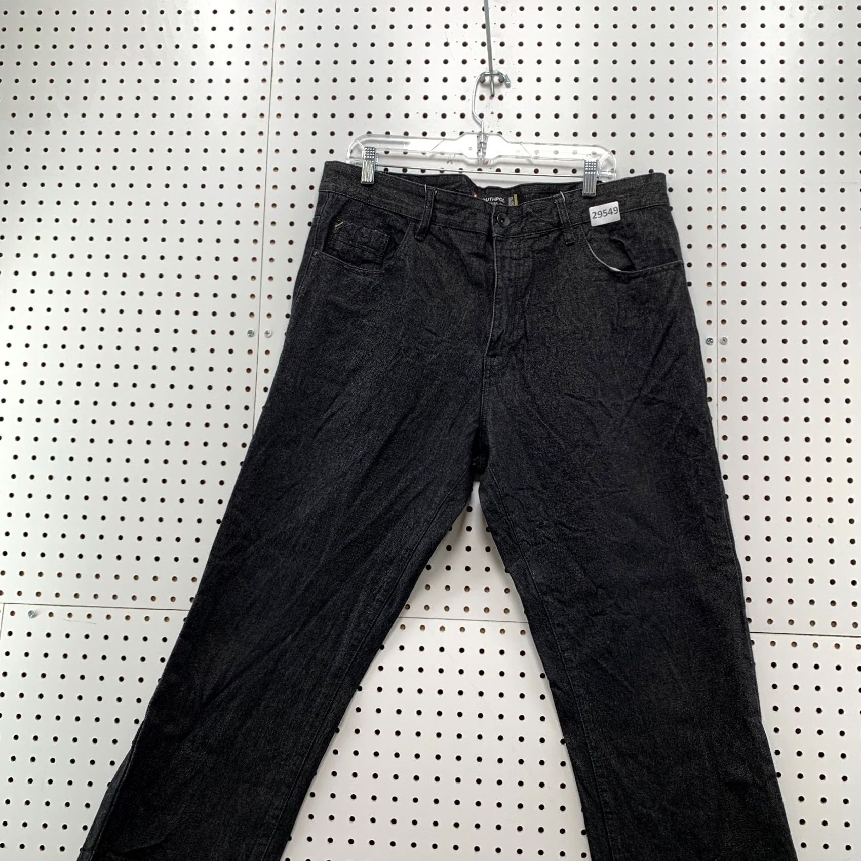 Southpole VINTAGE SouthPole Jeans Mens 38x29 Black Denim Straight Leg 90s Y2K Straight Jeans Mens Size US 38 / EU 54 - 2 Thumbnail
