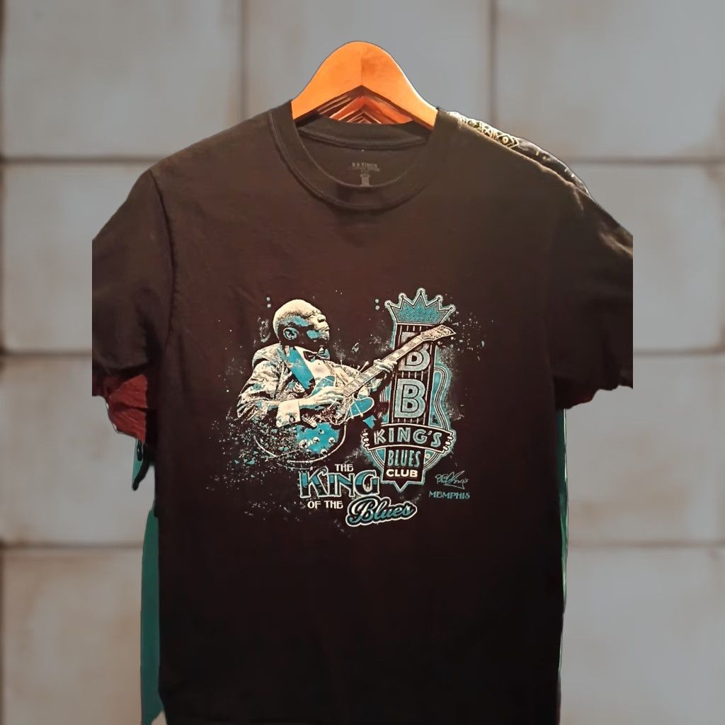 Vintage VINTAGE BB King Blues Club Memphis Gift Store T Shirt Size S Men Black Short Sleeve Cotton Blues Music Shirt Mens Size US S / EU 44-46 / 1 - 1 Thumbnail
