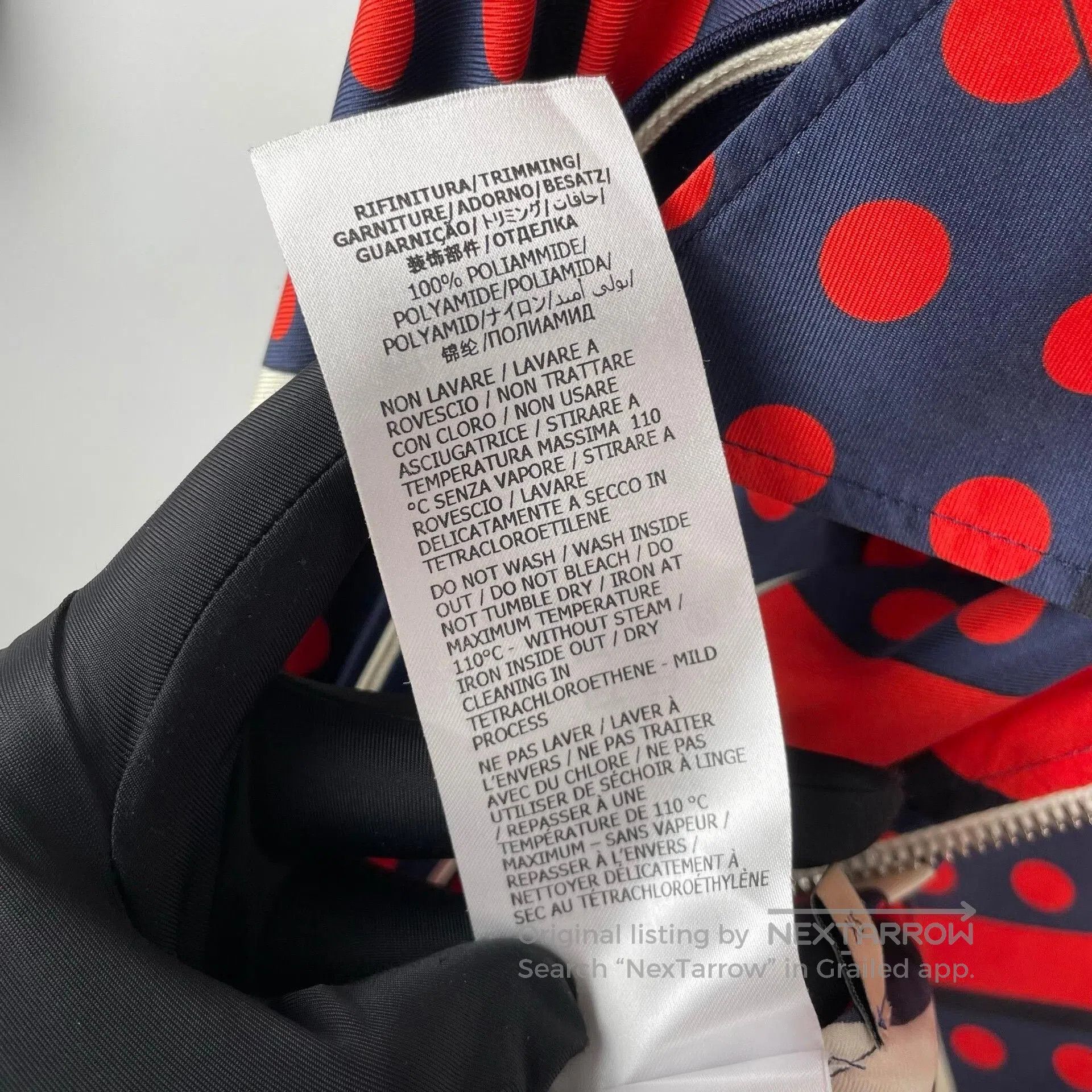Gucci Gucci Silk Jacket XS Red Blue Dots. Size XS / US 0-2 / IT 36-38 - 6 Thumbnail