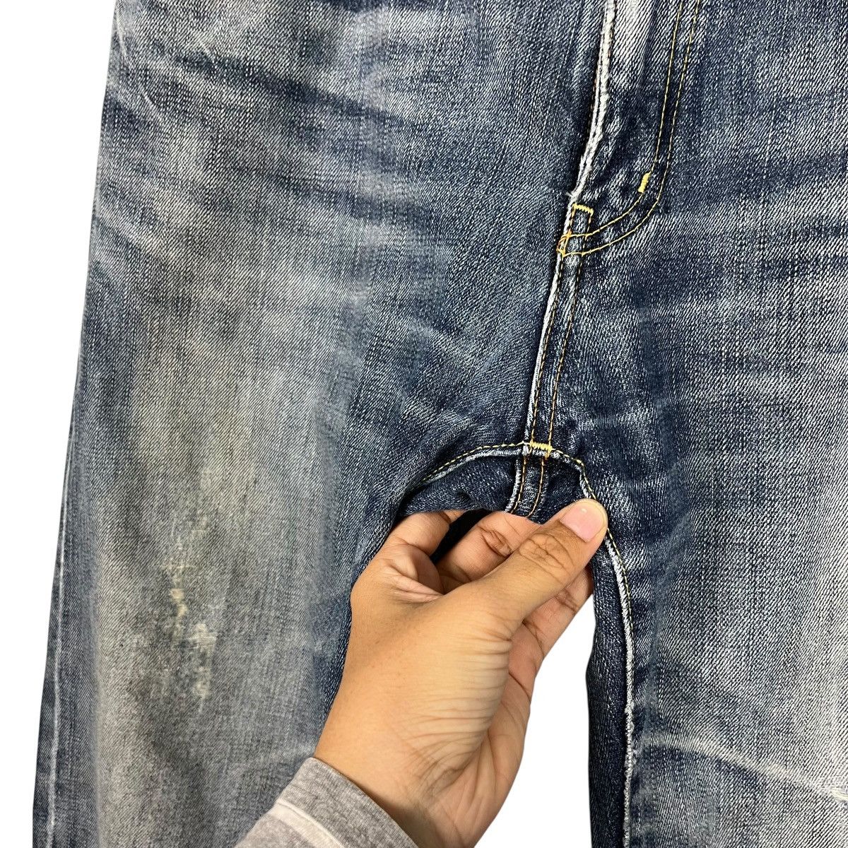 14th Addiction Vintage Japanese Designer Distressed Denim Size US 36 / EU 52 - 13 Thumbnail
