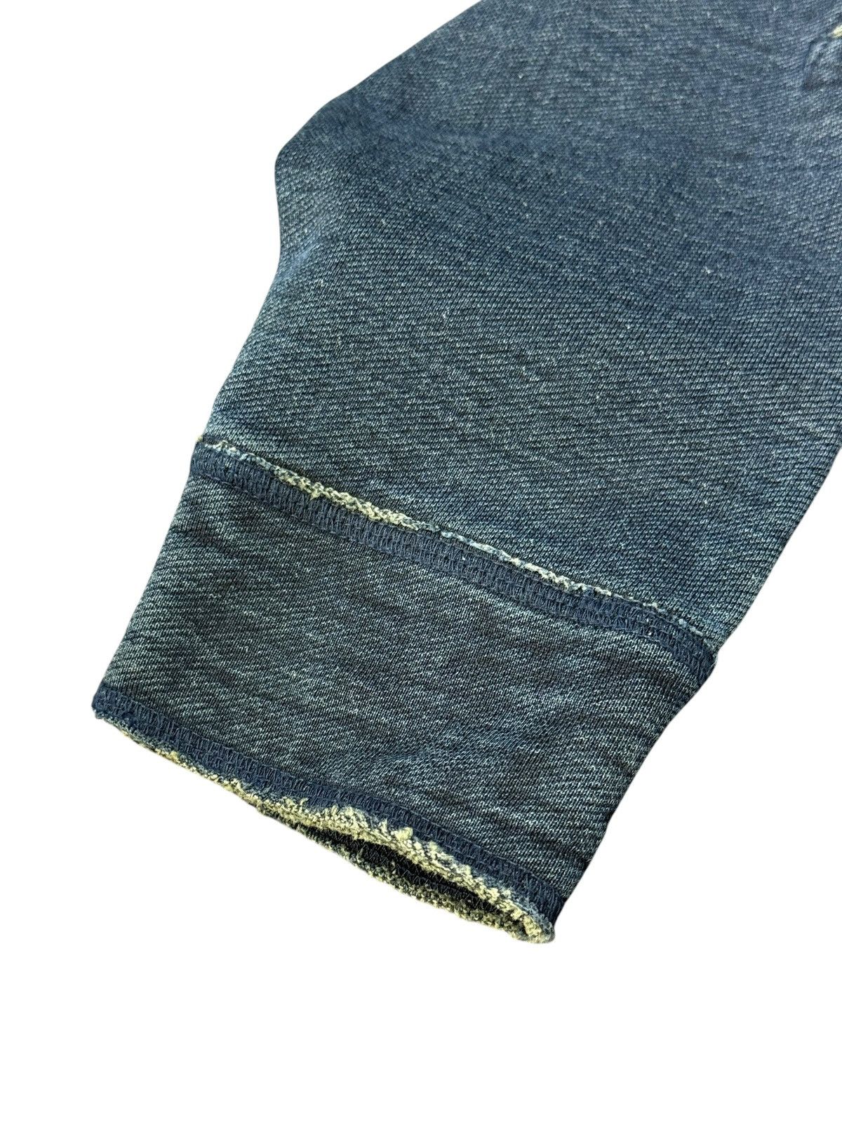 Japanese Brand Indigo Blue Eternal Denim Like Boro Sweater visvim 7🟩3 Size US M / EU 48-50 / 2 - 5 Thumbnail
