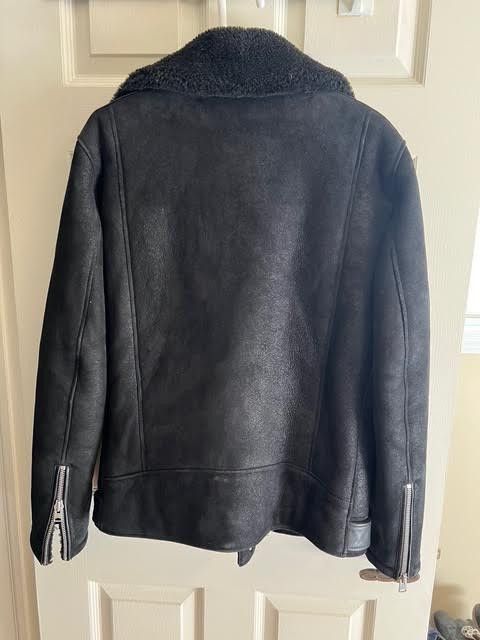 Allsaints Shearling wool biker jacket Size US M / EU 48-50 / 2 - 4 Thumbnail