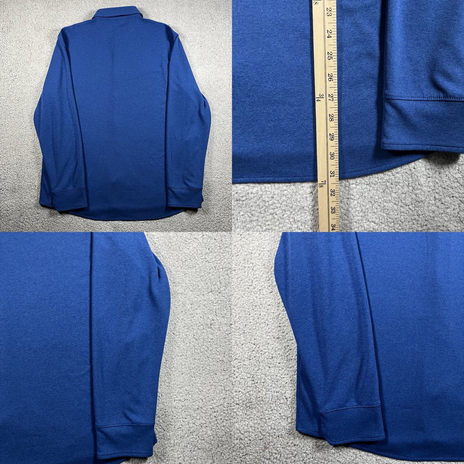 Vintage Twillory Shirt Mens 2XL Blue Button Performance Athleisure Long Sleeve Stretch Dress Shirt Size US XXL / EU 58 / 5 - 9 Thumbnail