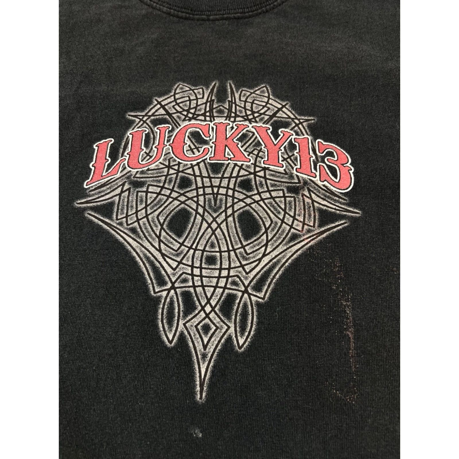 Vintage Lucky 13 T Shirt Distressed Faded Big Rig Trucks Size Medium Size US M / EU 48-50 / 2 - 5 Thumbnail