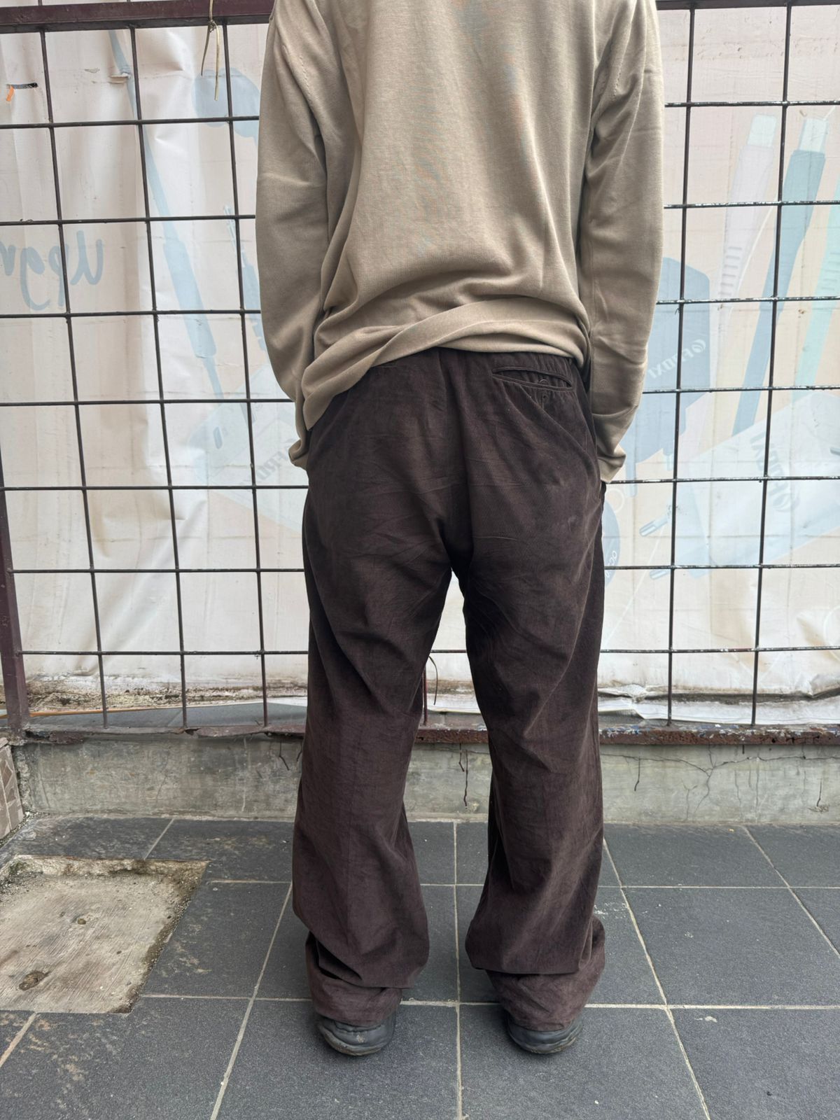 Miu Miu Fall 1999 Wide Leg Corduroy Trousers Size US 30 / EU 46 - 8 Thumbnail