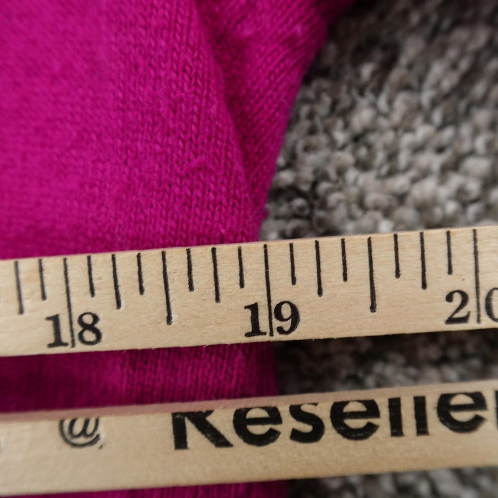 J.Crew J.CREW Sweater Womens M Purple Merino Wool Blend Pullover Crewneck Tunic Soft Pink Knit Crew Neck Long Sleeve Pockets Size M / US 6-8 / IT 42-44 - 6 Thumbnail