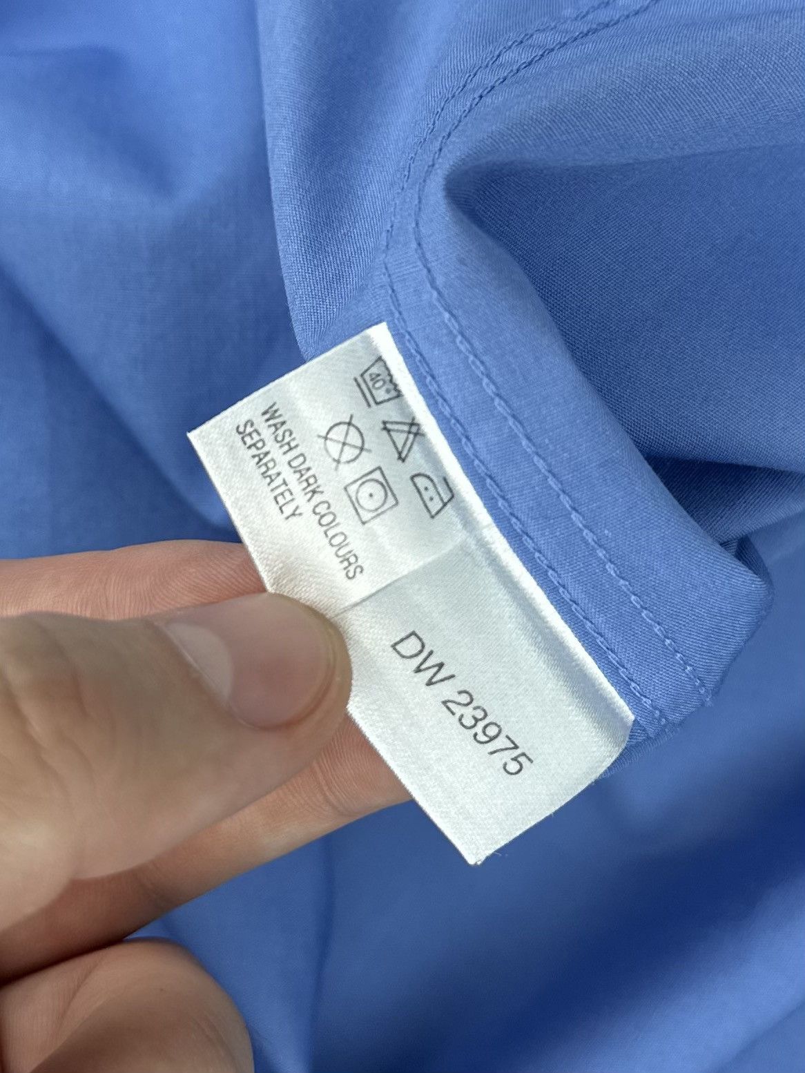 Yves Saint Laurent Yves Saint Laurent Short Sleeve Shirt – Blue – Size L Size US L / EU 52-54 / 3 - 9 Thumbnail