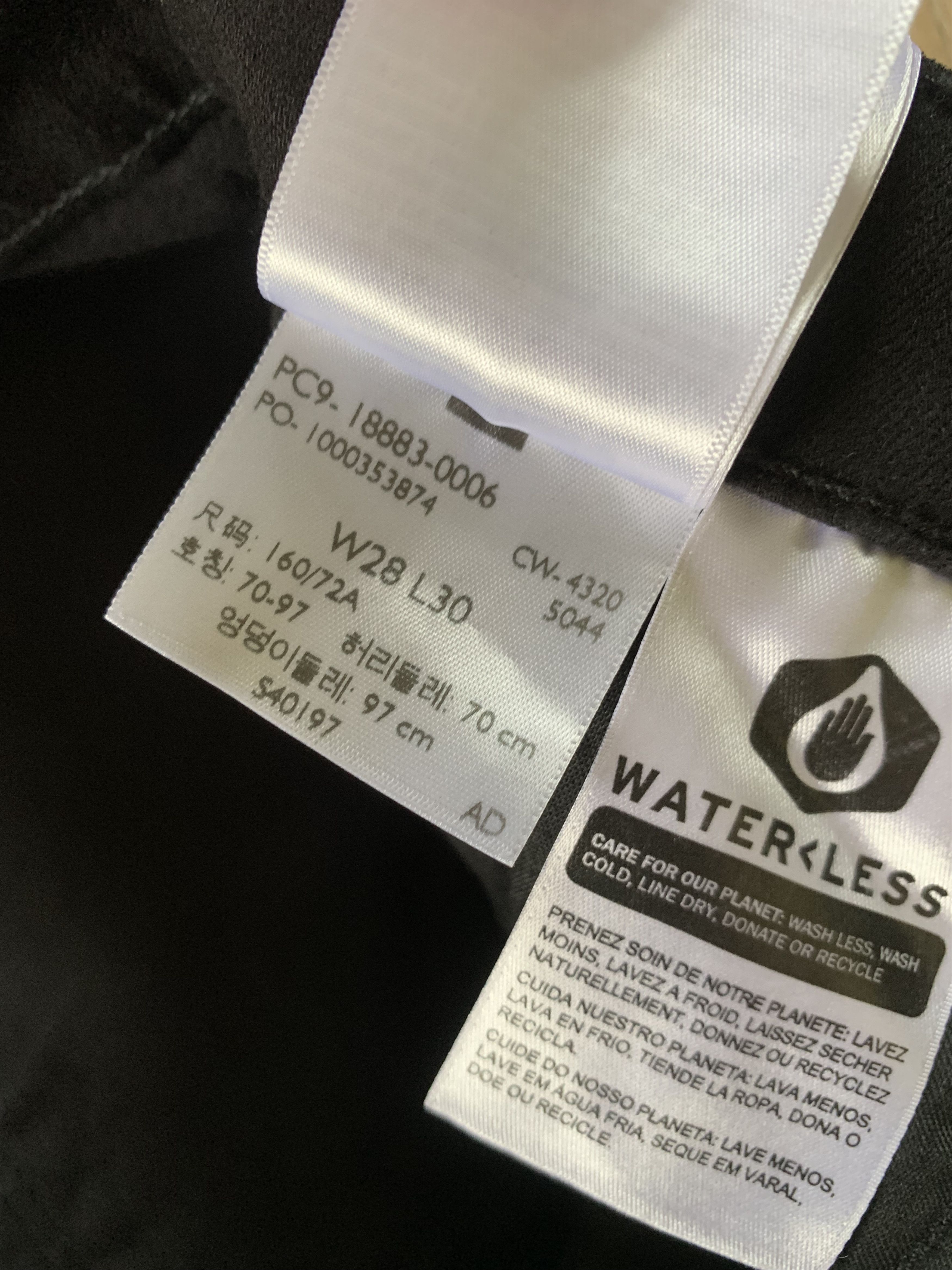 Levi's Levis Premium 724 High Rise Straight Black Jeans Size 28" / US 6 / IT 42 - 9 Thumbnail