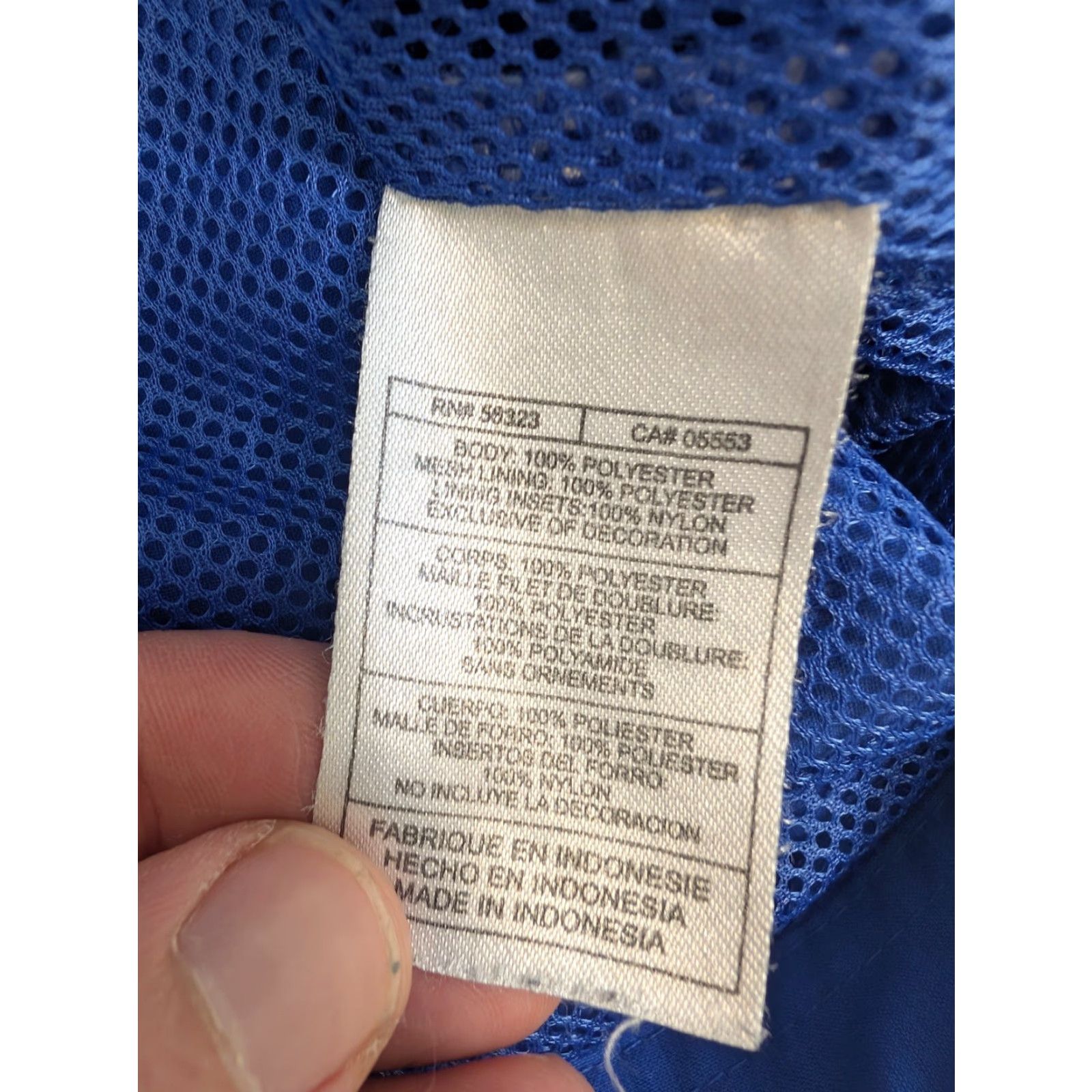 Nike Nike Team Jacket XXL Blue Full Zip Swoosh Track Jacket Size US XXL / EU 58 / 5 - 7 Thumbnail