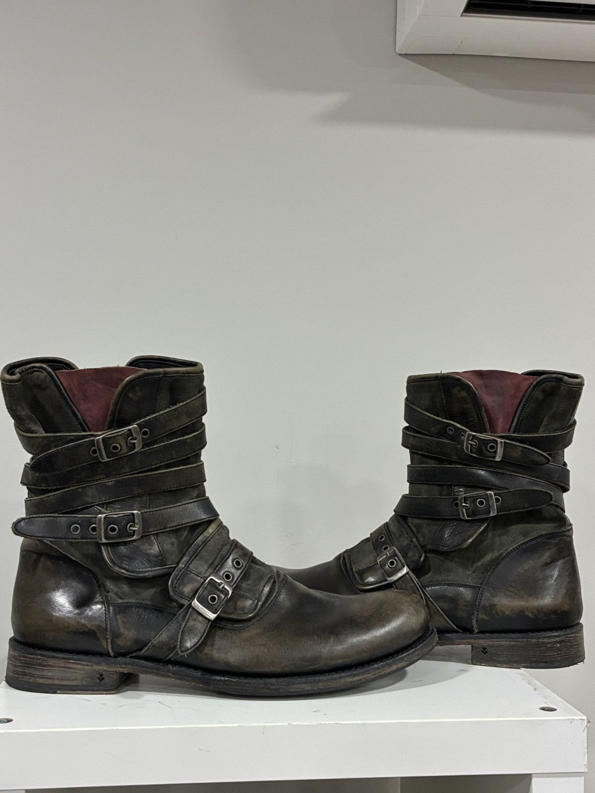 John Varvatos Triple buckle engineer boot 13 Size US 13 / EU 46 - 12 Thumbnail